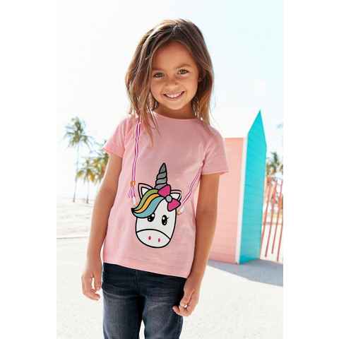 KIDSWORLD T-Shirt für kleine Mädchen mit niedlichem Einhornmotiv