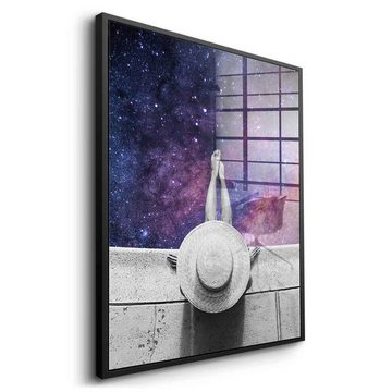 DOTCOMCANVAS® Acrylglasbild Sea of stars - Acrylglas, Acrylglasbild Sea of stars abstrakt modern grau lila Wandbild