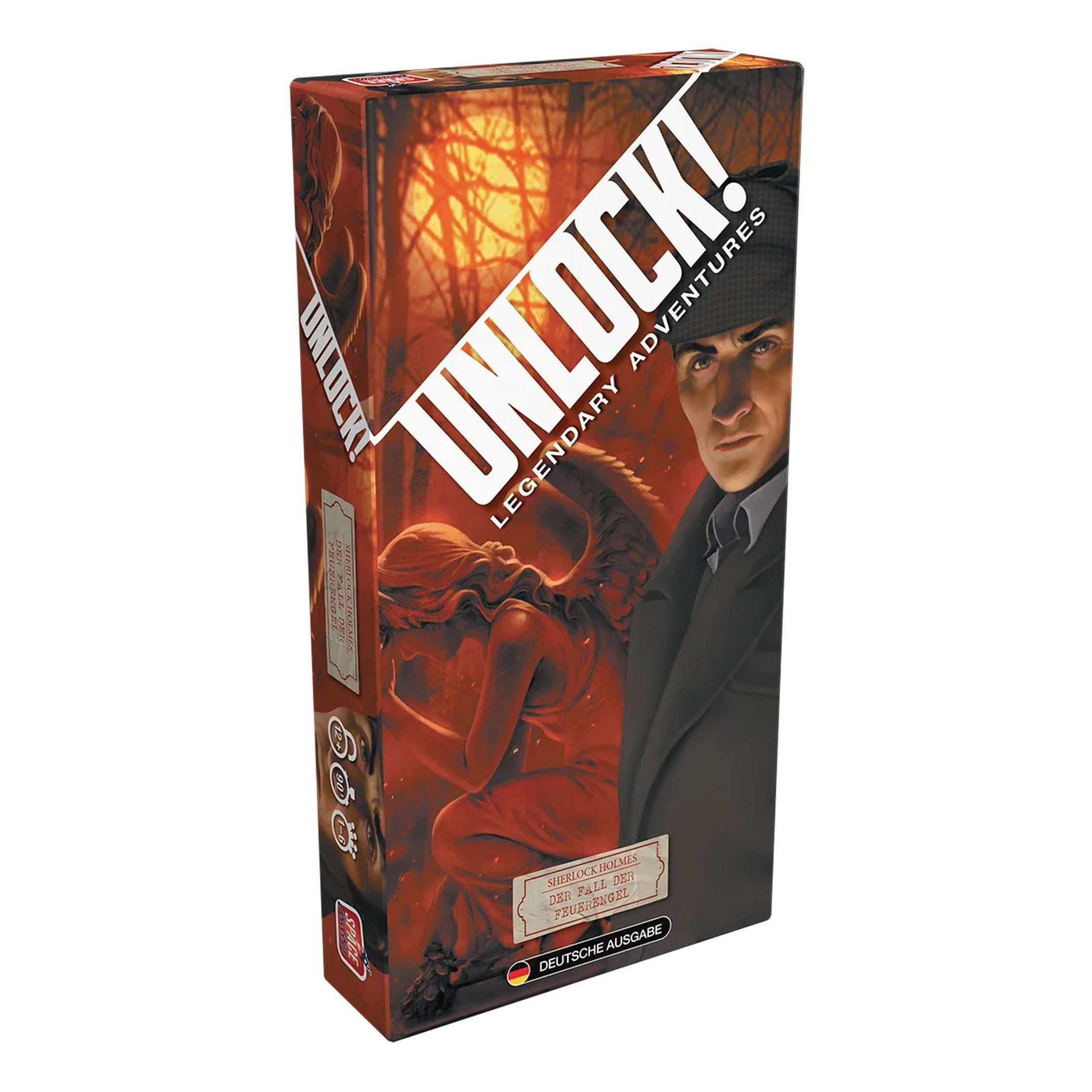 Asmodee Spiel Unlock! Sherlock Holmes Der Fall der Feuerengel