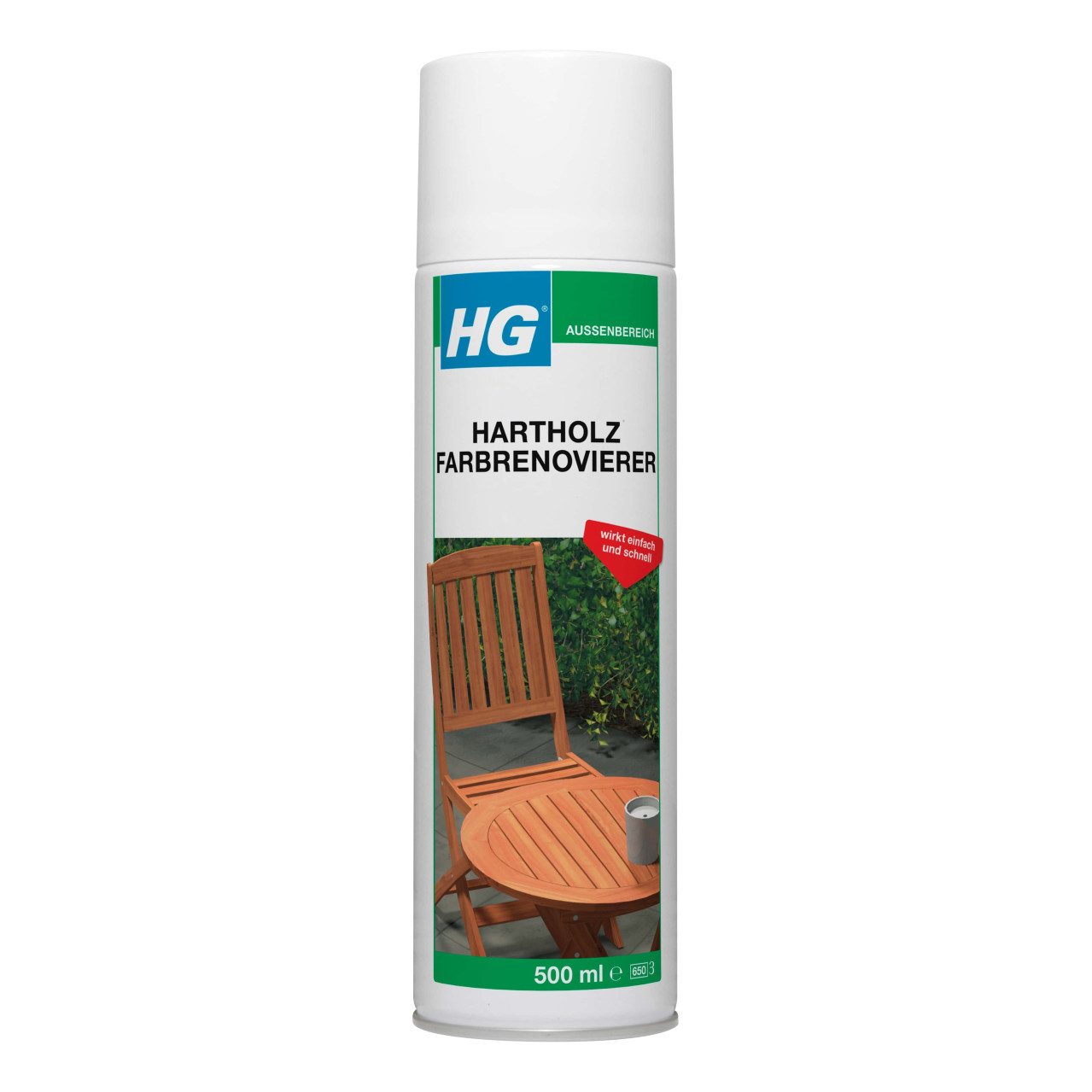 HG International B.V. HG Hartholz Farbrenovierer 500 ml Holzreiniger