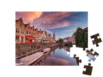 puzzleYOU Puzzle Brügge in Belgien, 48 Puzzleteile, puzzleYOU-Kollektionen Belgien