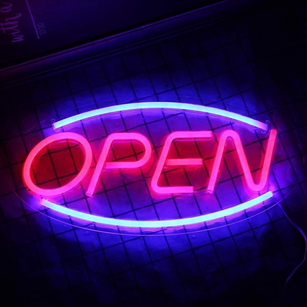 Jormftte Dekolicht Neon-offenes Schild für Geschäft, Dauerlicht, Neon