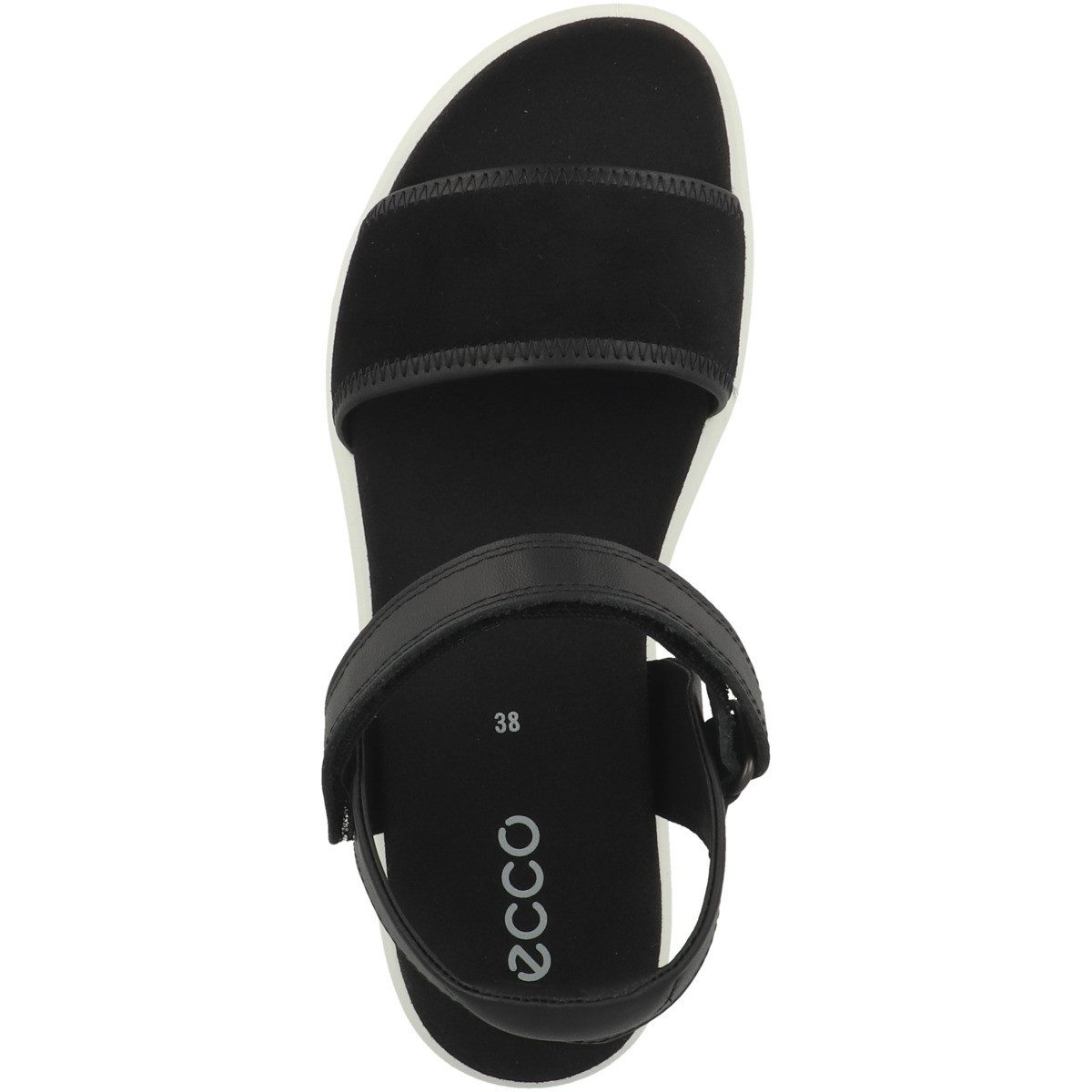 Ecco Soft Damen Sandale Sandaletten, Sommerschuhe, Badeschuhe, Riemchen, Schlappen