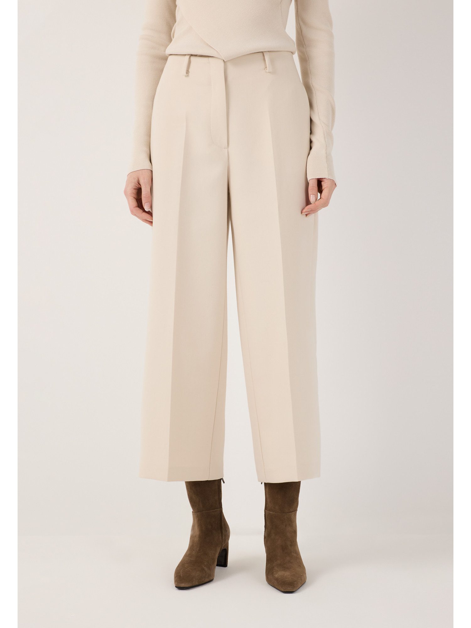MORE&MORE Culotte weite, klassische, verkürzte Hose