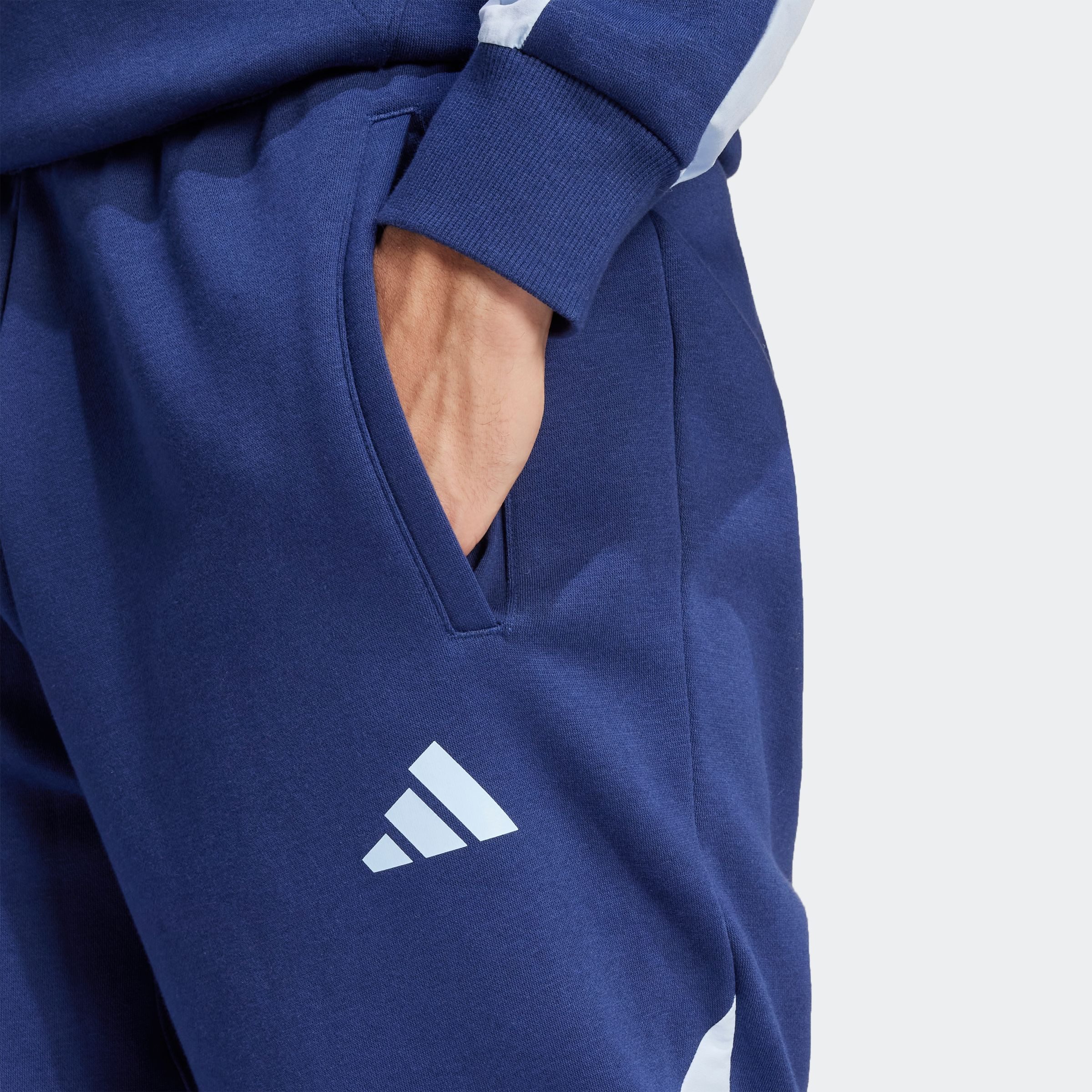 adidas Sportswear Sporthose SEASONAL ESSENTIALS COLORBLOCK mit Retro Style, kontrastierendes Design, gummiertes Logo