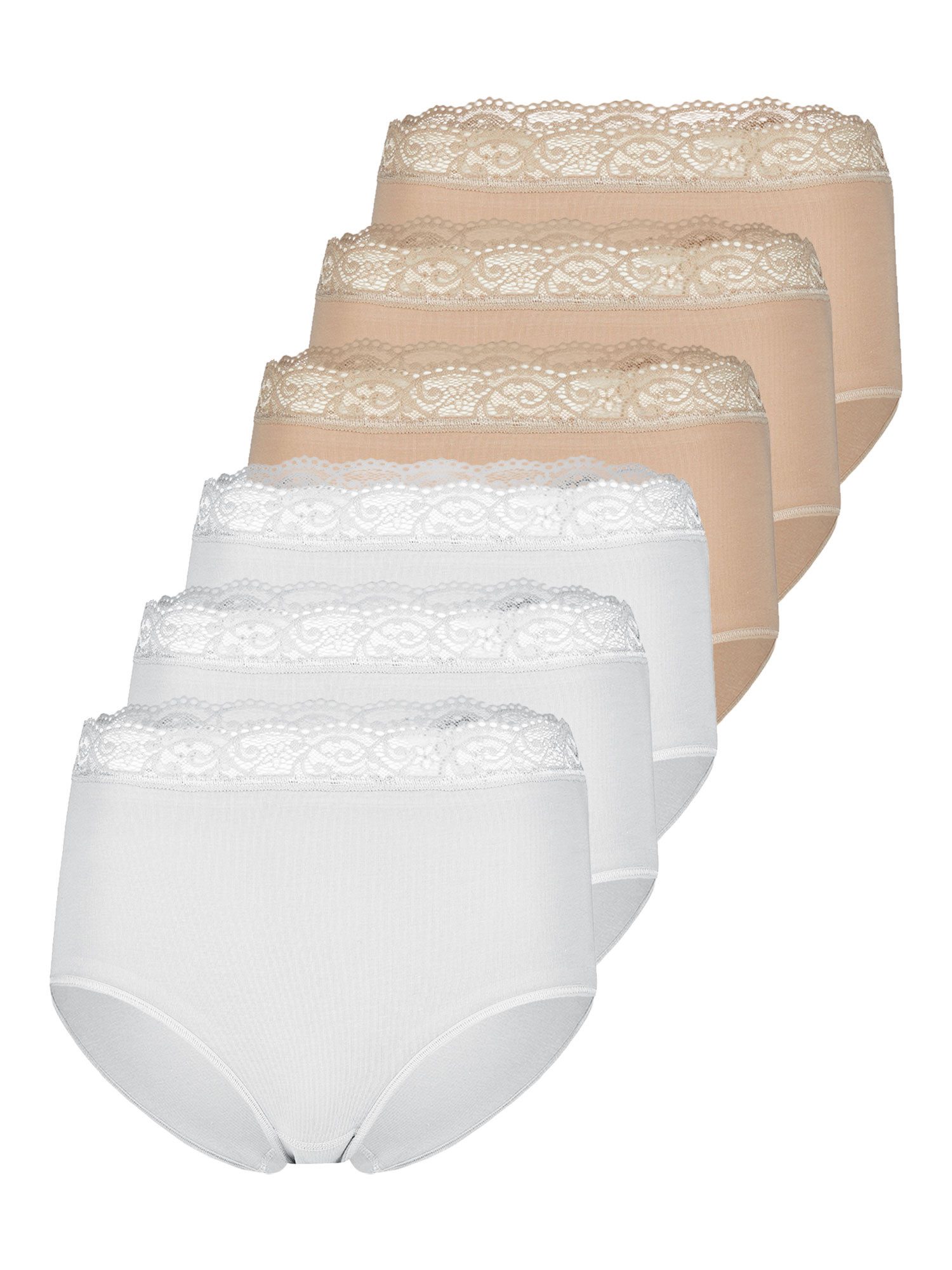 Taillenslip 6er Pack Damen Taillenslip Slipboutique