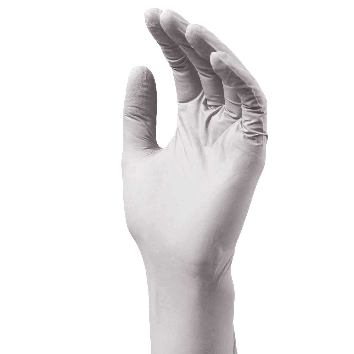 Einweghandschuhe Latex white grip Einmalhandschuhe puderfrei - L