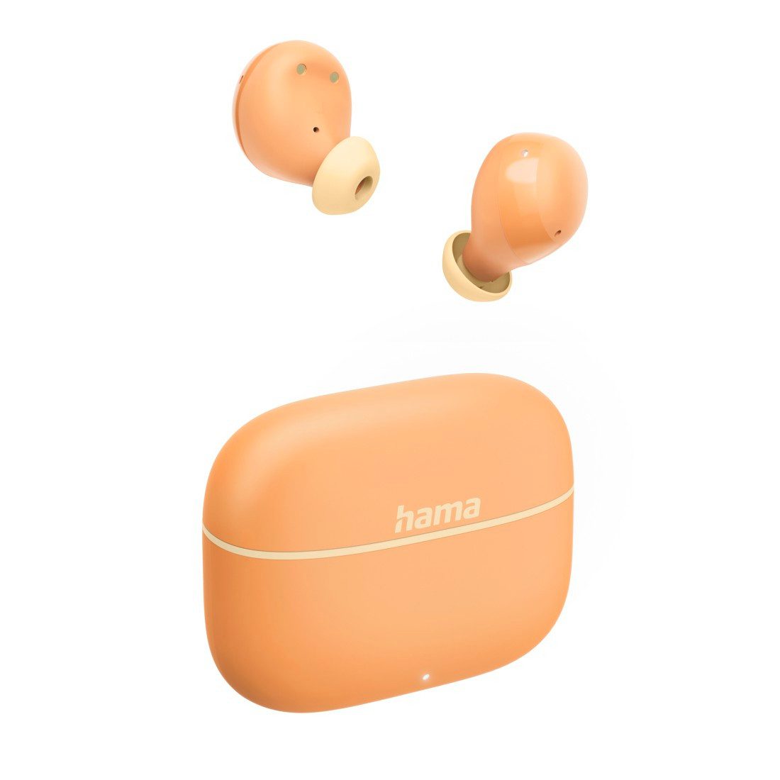 Hama True Wireless Kopfhörer In Ear, Ladecase, bis 20h Akku, Bass Boost wireless In-Ear-Kopfhörer (Sprachsteuerung, True Wireless, kompatibel mit Siri, Google Assistant, Siri, A2DP Bluetooth, SPP, HFP, AVRCP Bluetooth)