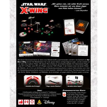 Asmodee Spiel, Star Wars X-Wing 2. Edition - Rebellenallianz Staffel-Starterpack
