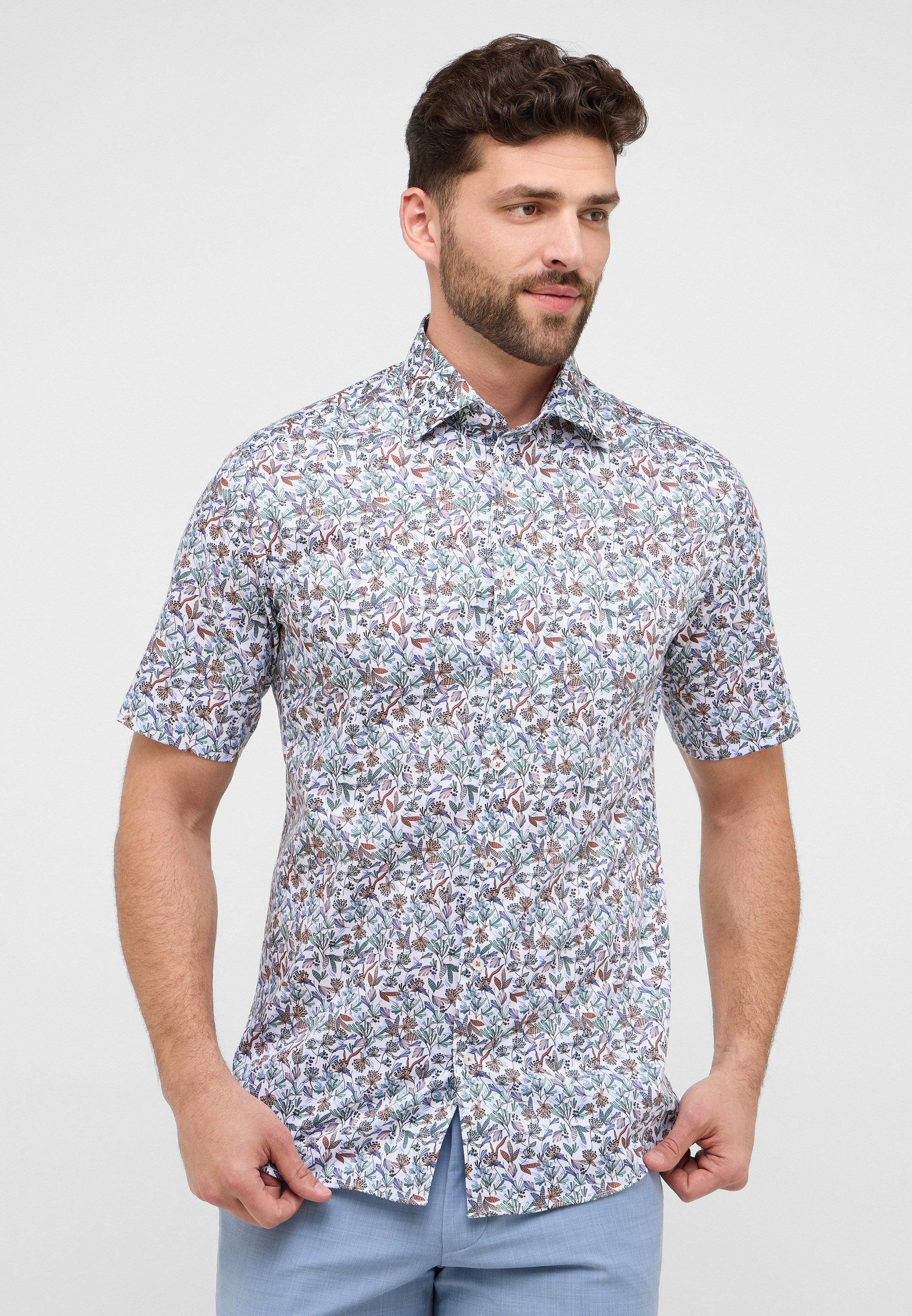 Eterna Kurzarmhemd MODERN FIT NON IRON günstig online kaufen