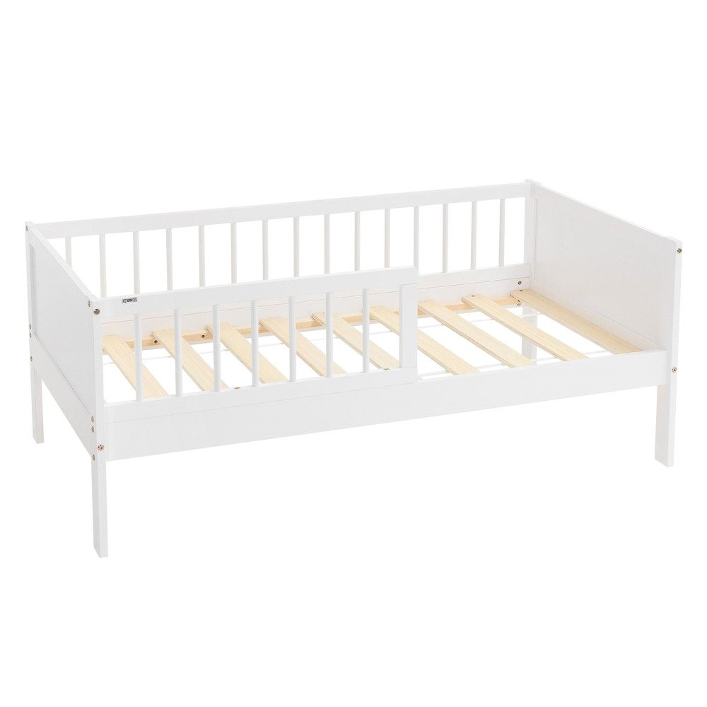 Jugendbett Bodenbett Juniorbett inkl. Lattenrost Einzelbett für Kinder Jugendbett