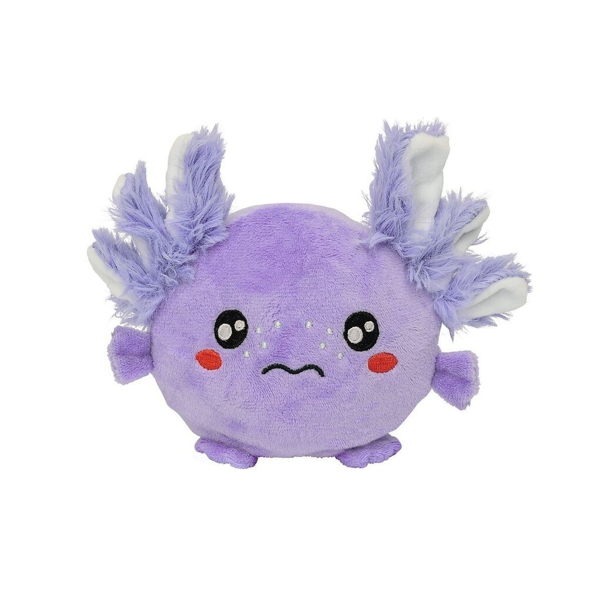 Moses. Verlag Kuscheltier Flauschiger Wende-Axolotl von moses – Kuscheltier mit 2 Gesichtern