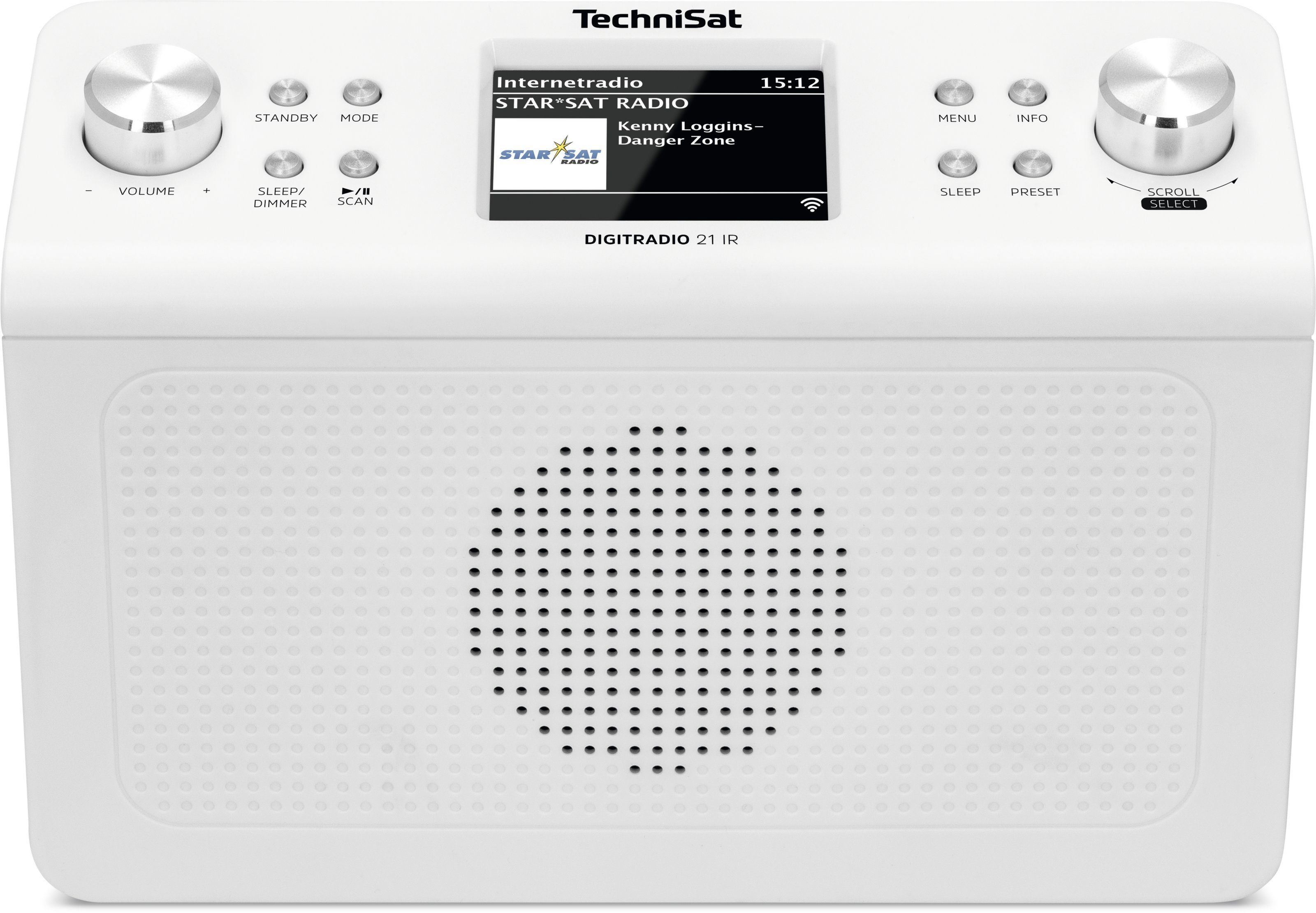 TechniSat DIGITRADIO DAB+ (Bluetooth, UKW-Radio, Sleep-Timer DAB+ TFT), Snooze-Funktion Digitalradio TFT-Farbdisplay 21 Wecker-Funktion Digitalradio, Digitalradio mit Praktische (DAB) und Bluetooth 2,8\