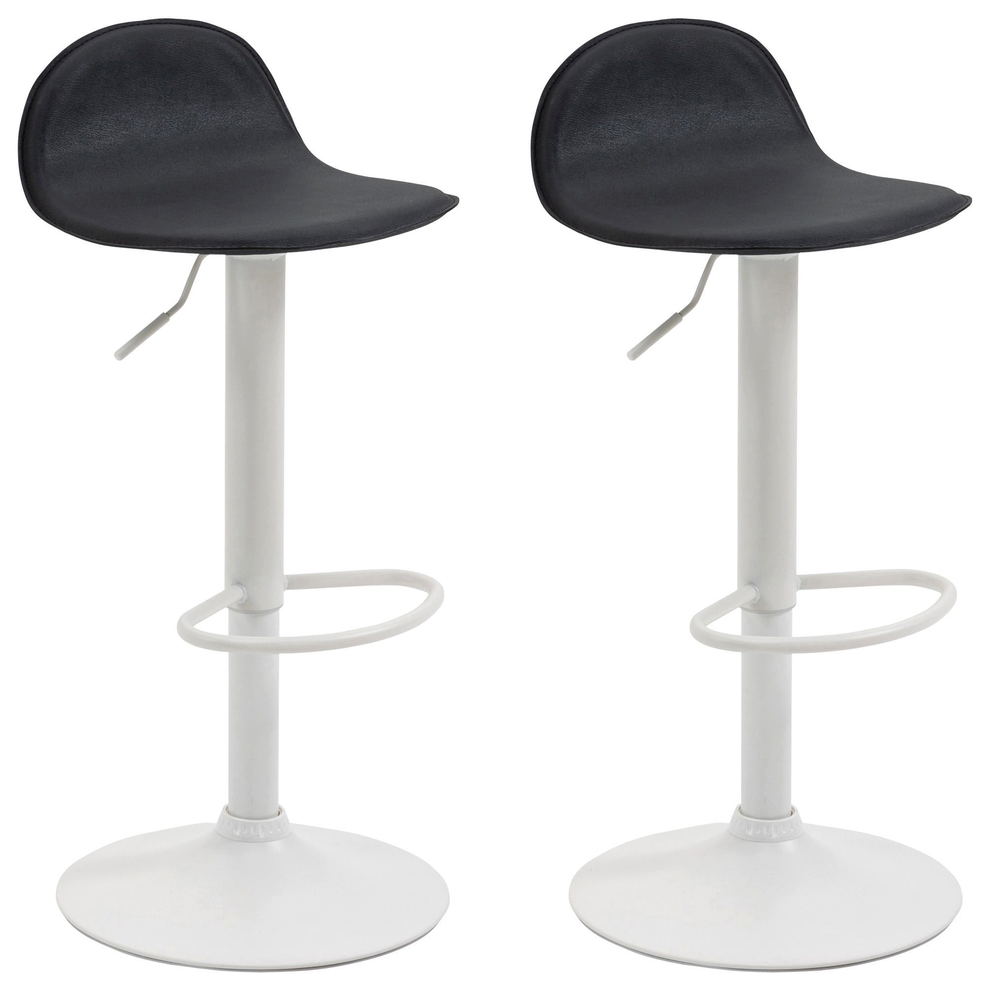Bistrostuhl 2er Set Barhocker Lana V2 Kunstleder