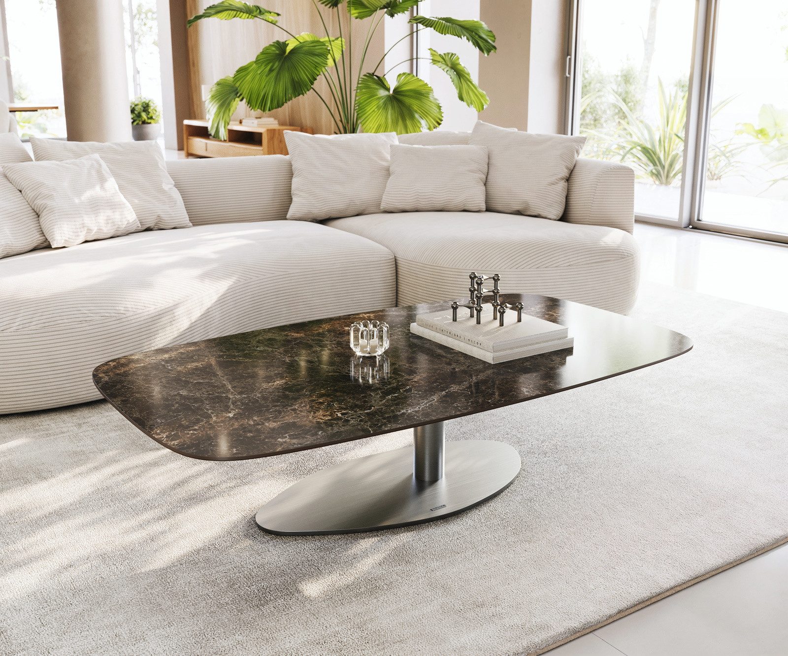 DELIFE Couchtisch Edge, Boot 140x80 cm günstig online kaufen