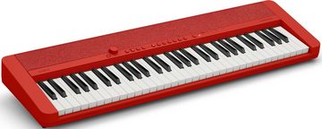CASIO Home-Keyboard Piano-Keyboard, CT-S1RDSP, ideal für Piano-Einsteiger und Klanggourmets
