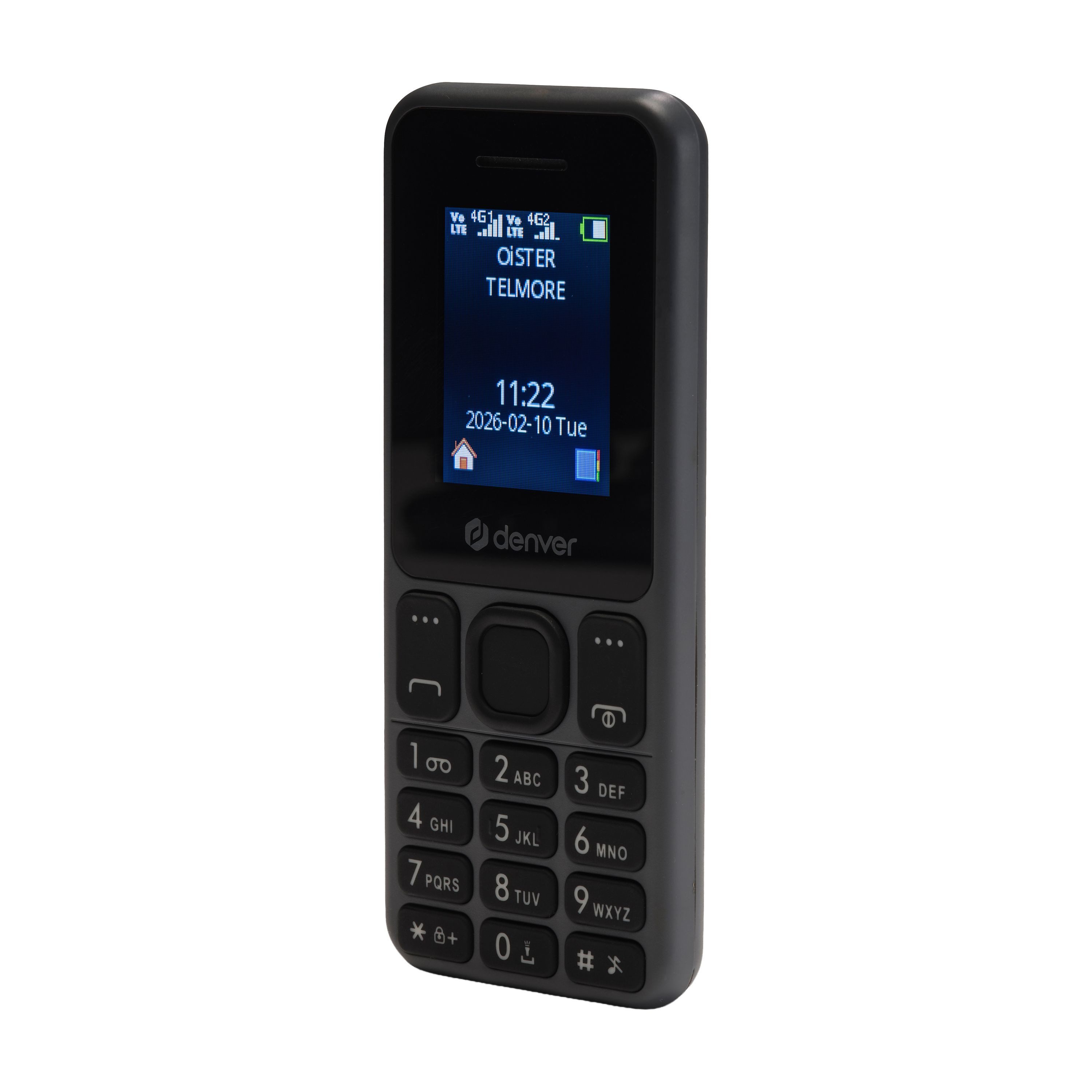Denver Seniorenhandy (1 Zoll, Dual-SIM, Bluetooth, FM-Radio, Taschenlampe, 4G/3G/2G) – Bild 5 von 5