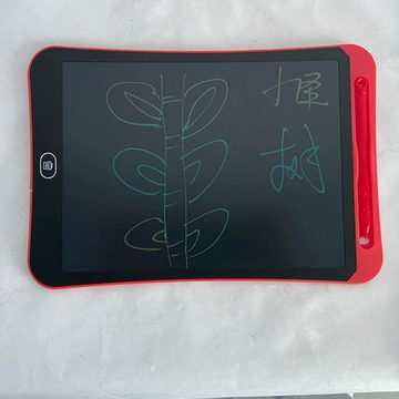 Rutaqian Lerntablet LCD Schreibtafel, 10 Zoll Bunte Bildschirm Schreibtablett für Kinder