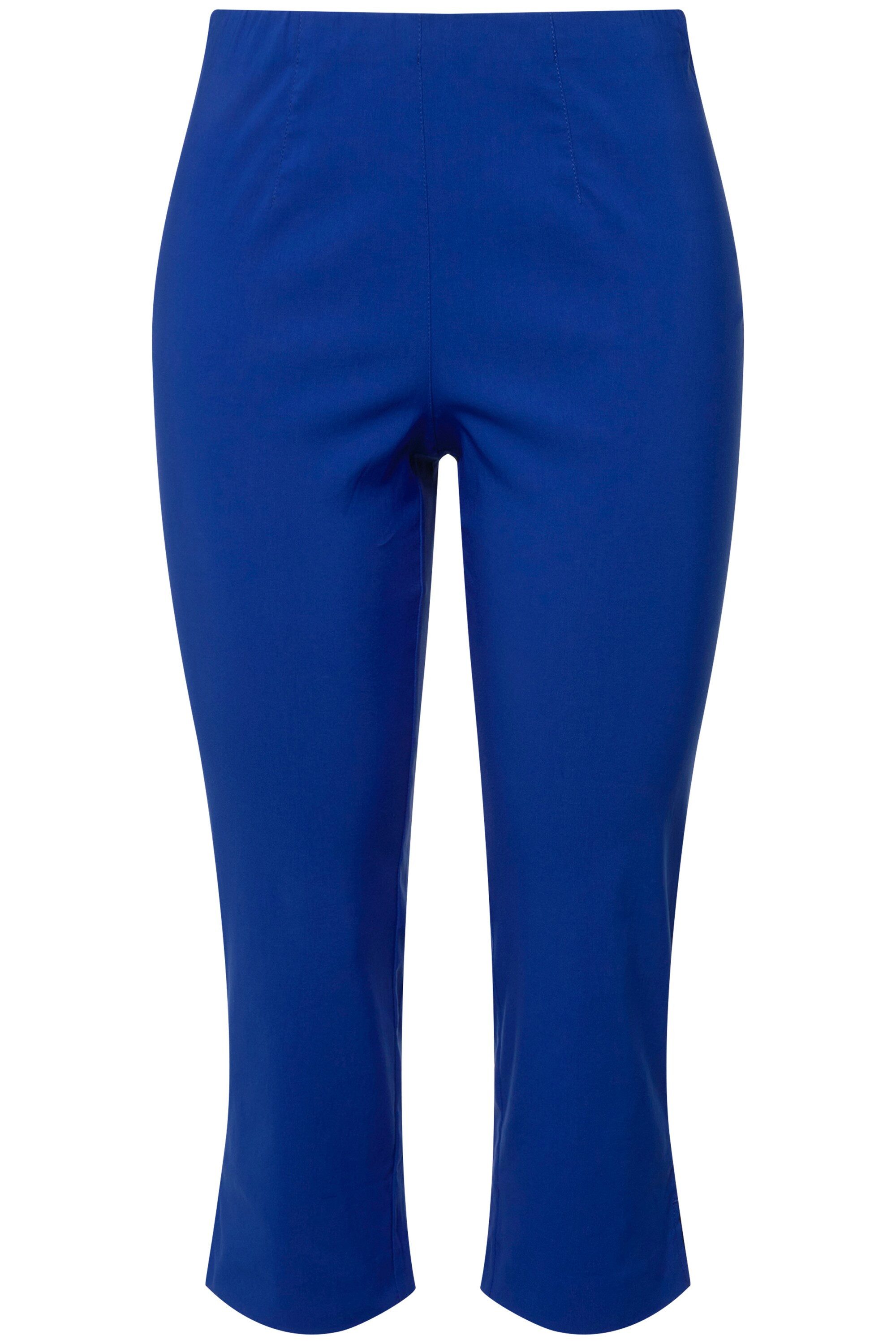 Ulla Popken Funktionshose Bengalinhose wadenlang Elastikbund günstig online kaufen