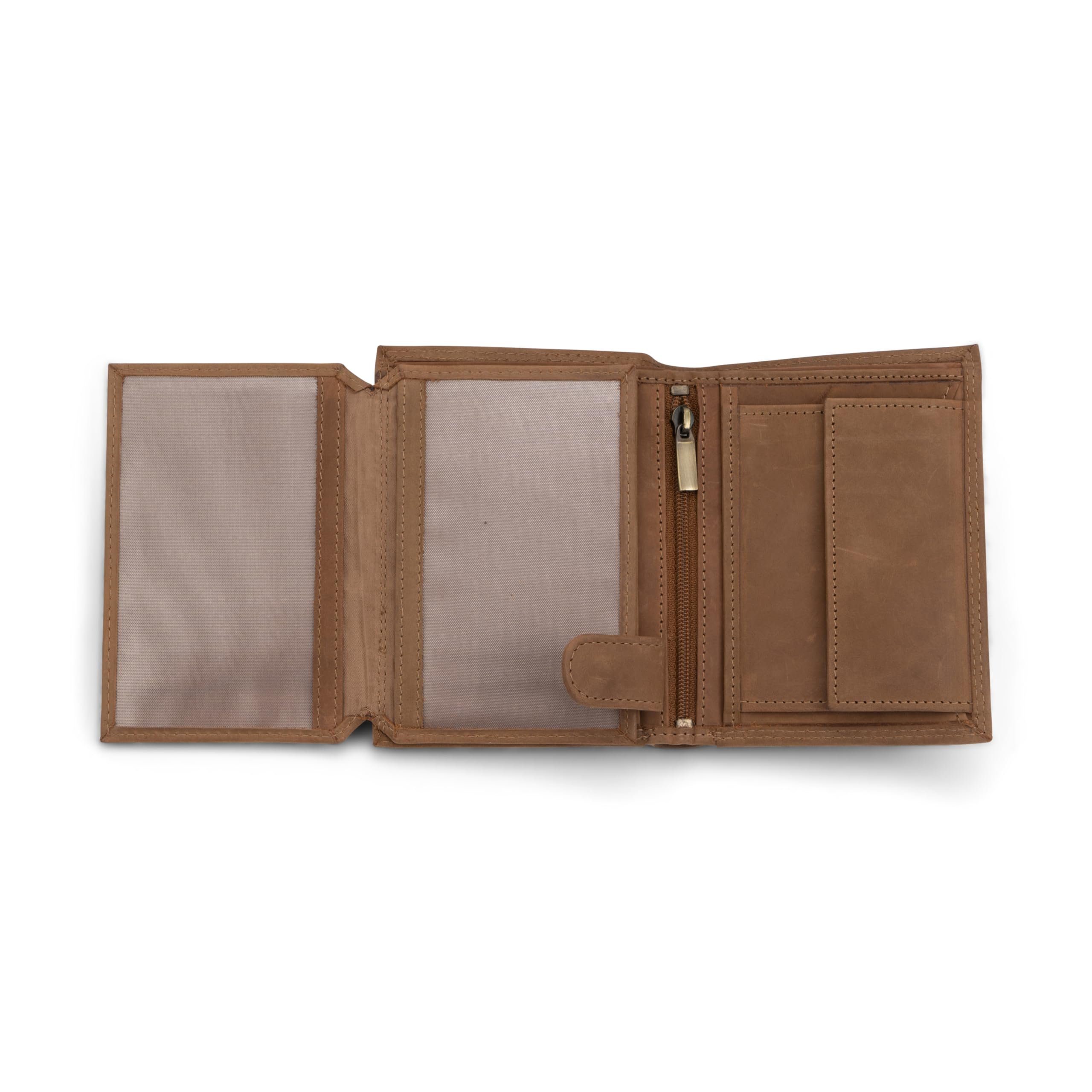 SERASAR Geldbörse Premium-Ledergeldbörse [Manager] (Classic, elegant, casual, 1-tlg), Made of Genuine Leather