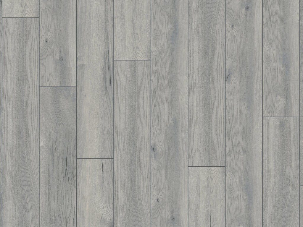 KRONOTEX Laminat Laminat Exquisit Pettersson Eiche Grau Landhausdiele, 8 St.