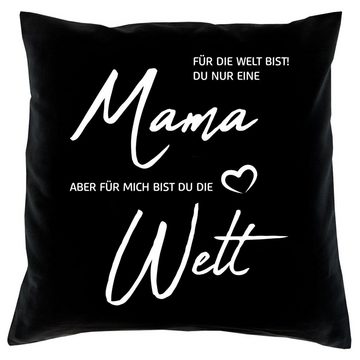 Soreso® Dekokissen Kissen + Socken Geschenk für Mama zum Geburtstag Muttertag Weihnachten, Geburtstagsgeschenk Weihnachtsgeschenk Muttertagsgeschenk