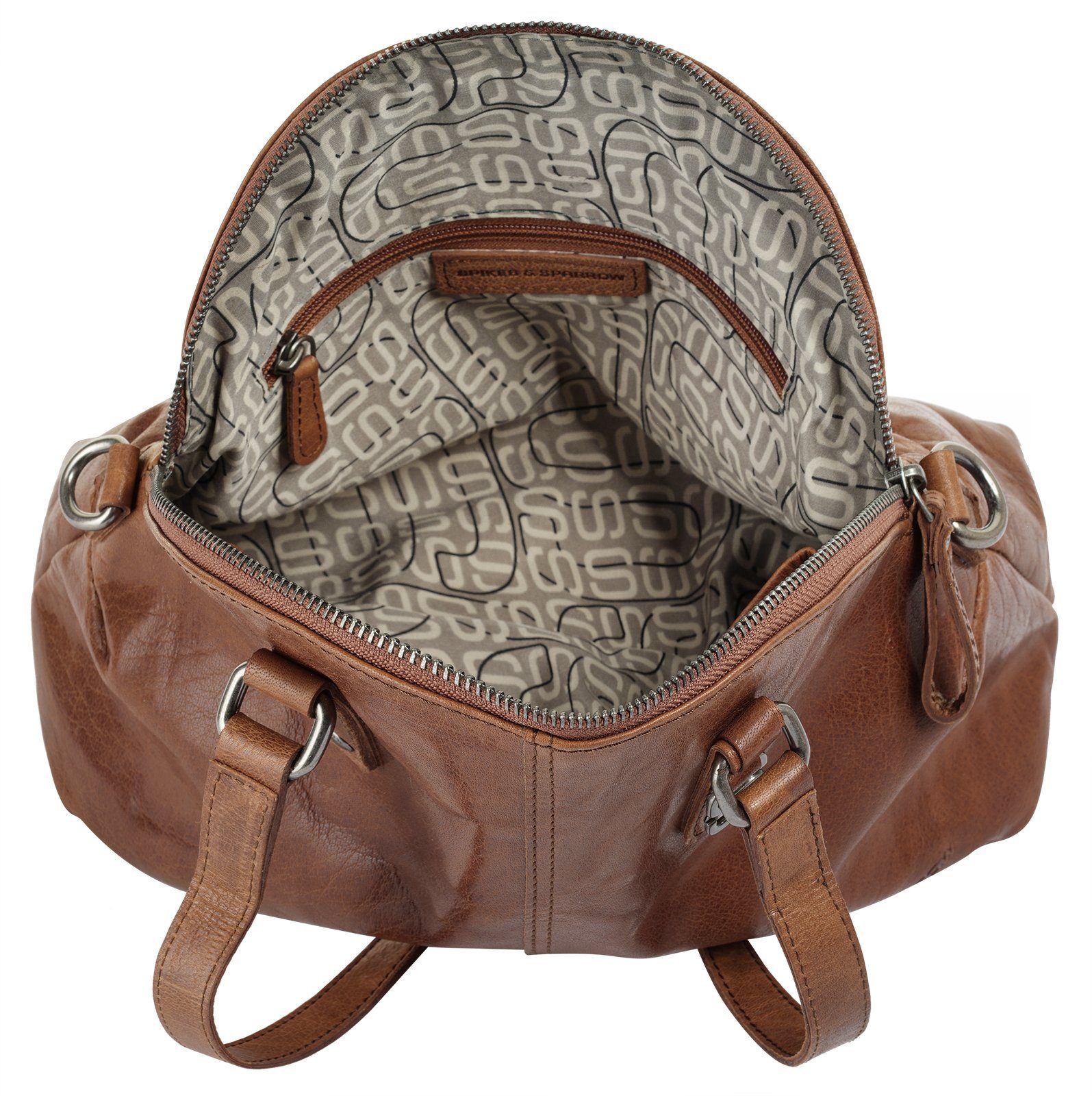 Spikes & Sparrow Shopper, echt Leder