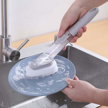 KIKI Reinigungsbürste Spülbürste mit Griff zum Reinigen von Küchenwerkzeugen,Spülbürste