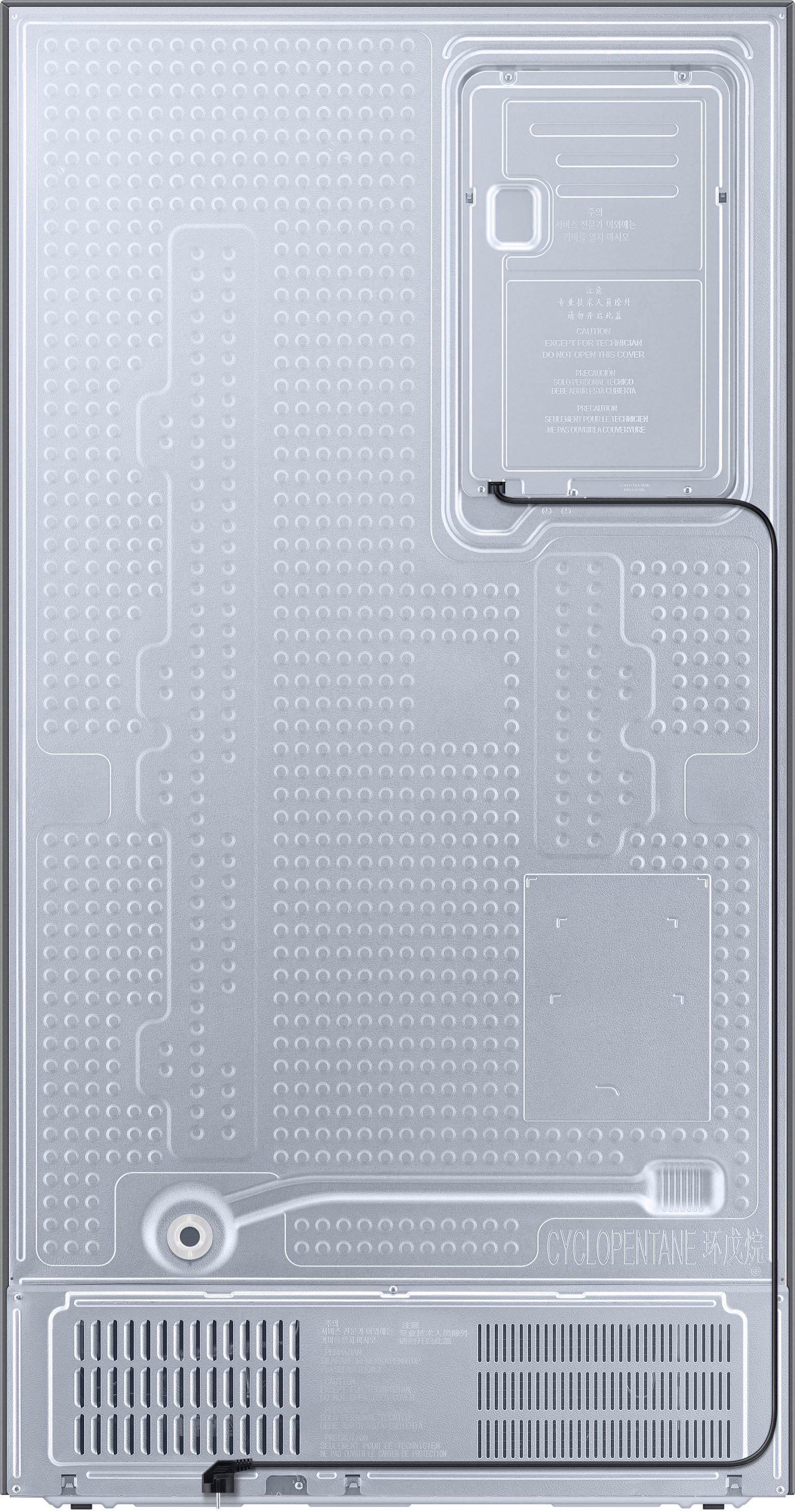 Samsung Side-by-Side 178,0 mit RS6JA8511S9, hoch, Wassertank 91,2 cm RS8000 cm breit