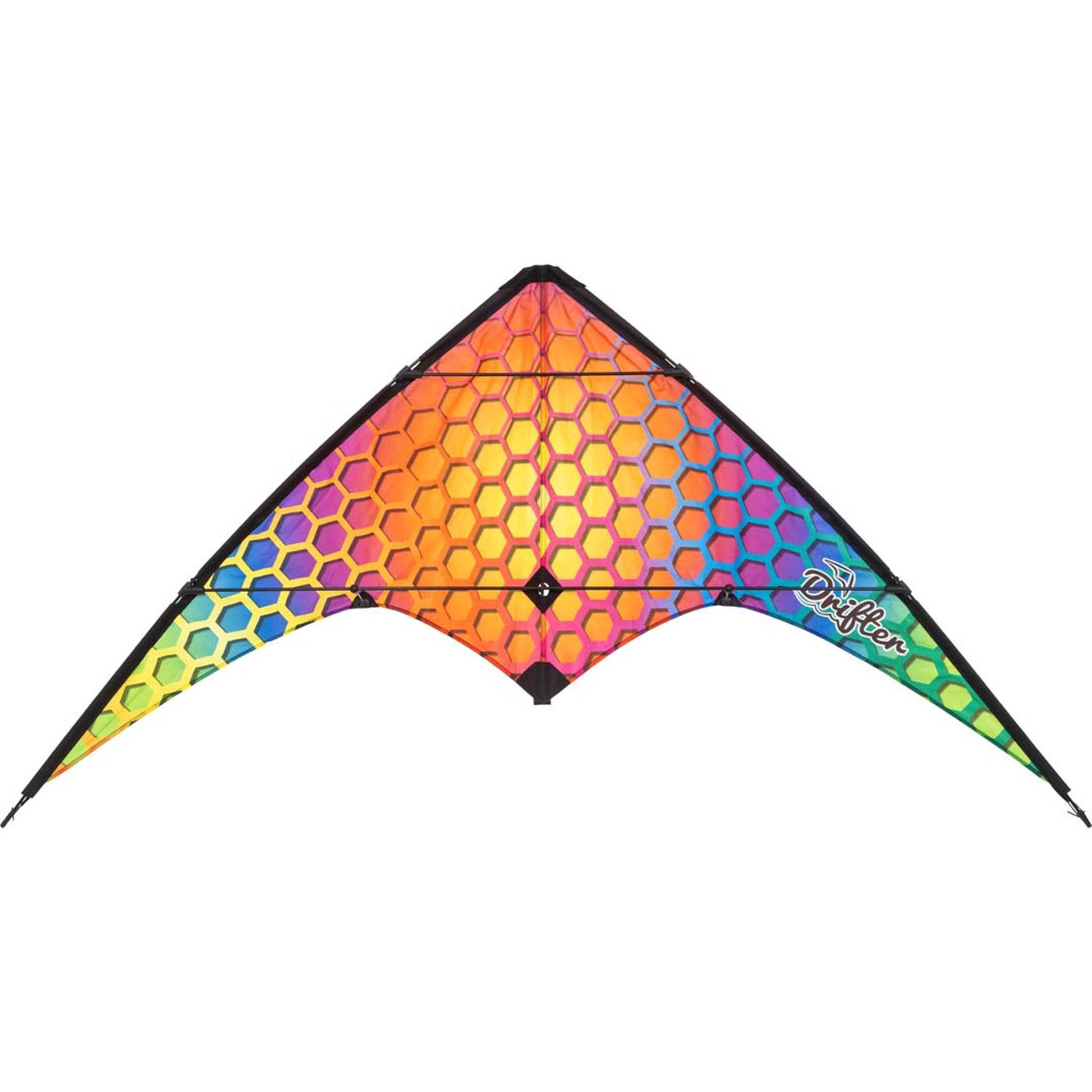 Ecoline Flug-Drache Ecoline Lenkdrachen Drifter Rainbow Mesh