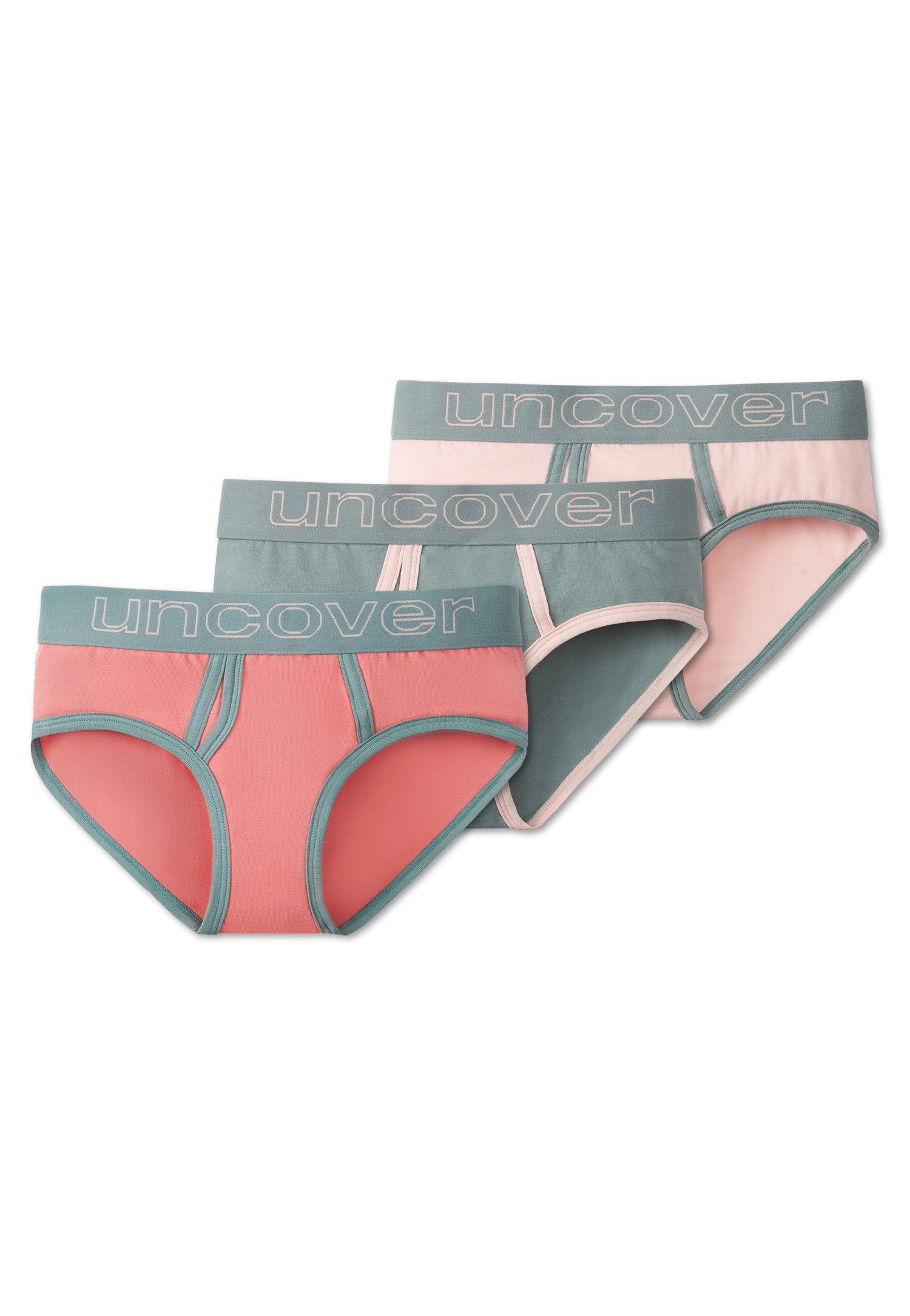 Set) 3-St., Slip Slip Mädchen Uncover Unterhose, Pack, (Set, Schiesser 3er Baumwolle Panty/Shorts/Pants,