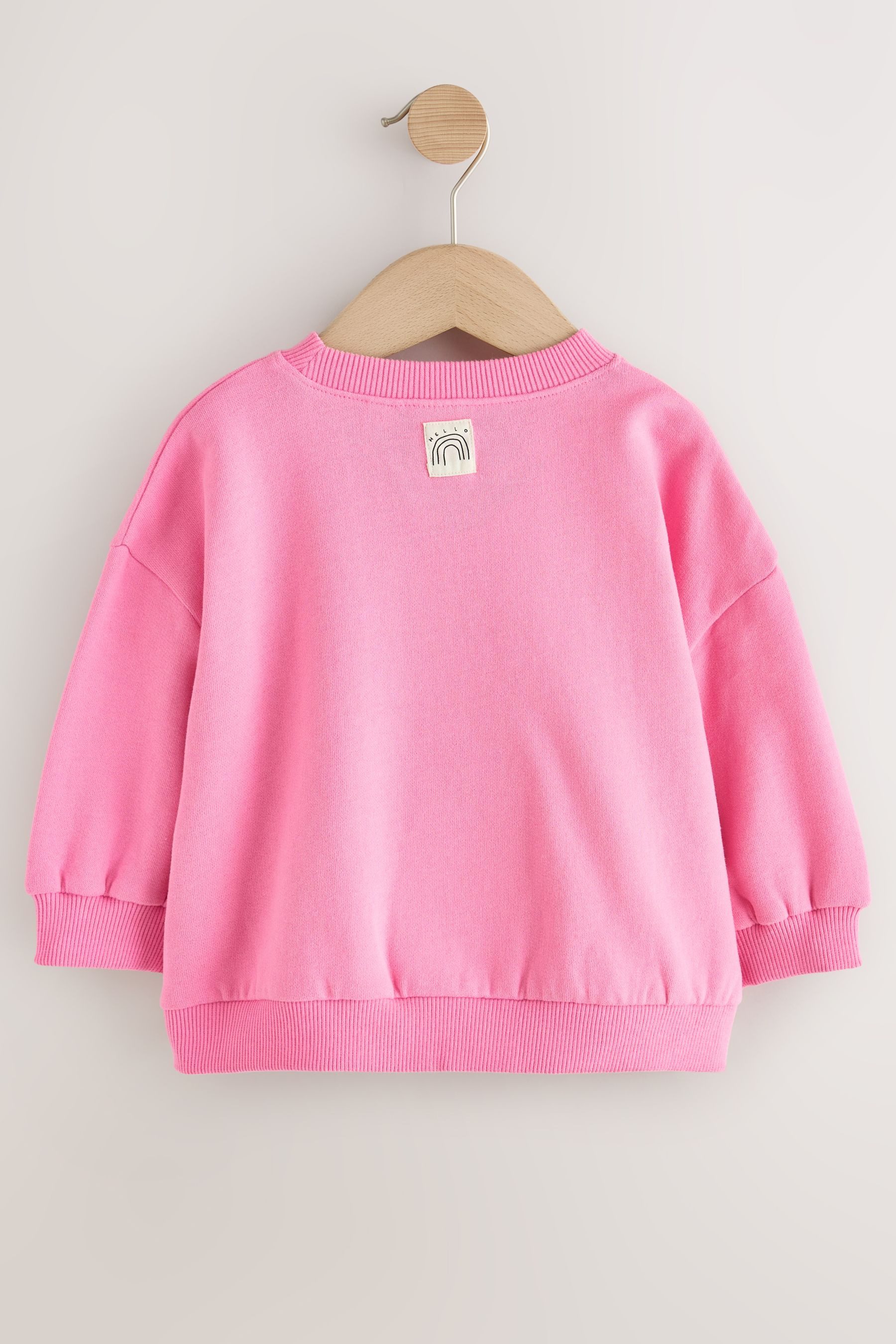 Next Sweater Sweatshirts mit Rundhalsausschnitt, 3er-Pack (3-tlg)