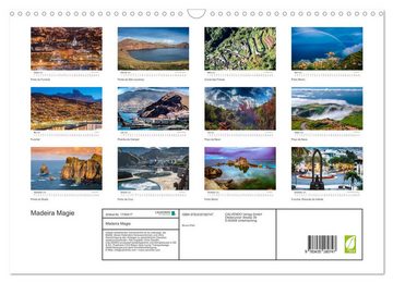 CALVENDO Wandkalender Madeira Magie (Wandkalender 2025 DIN A3 quer), CALVENDO Monatskalender