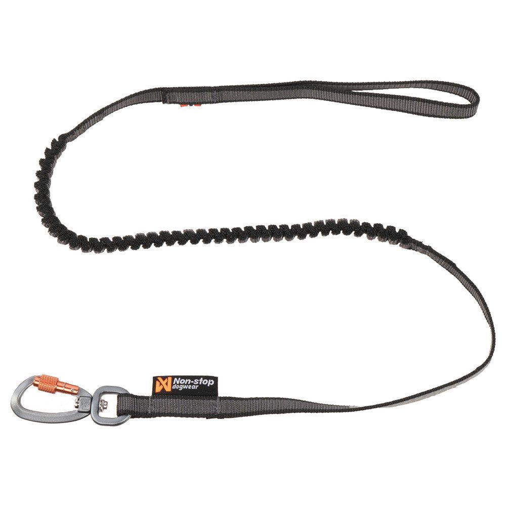 Non-stop dogwear Joggingleine Hundeleine Bungee Touring Leash schwarz