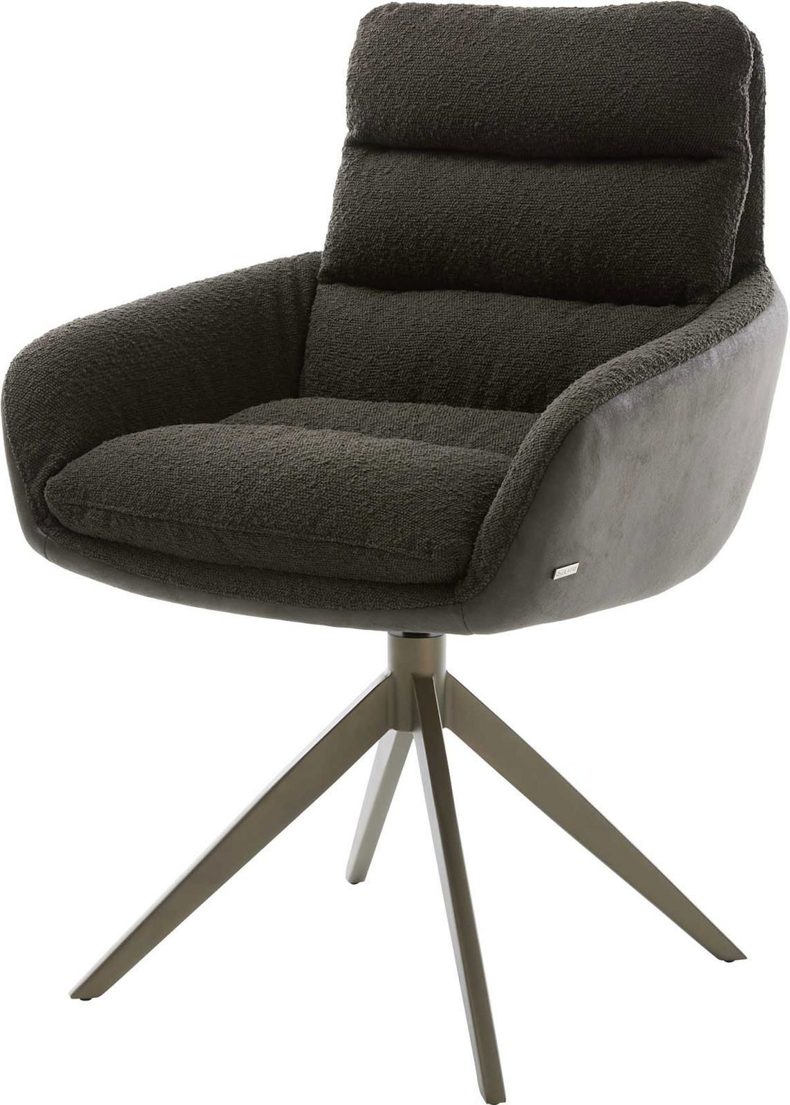 DELIFE Polsterstuhl Abelia-Flex, mit Armlehnen Kreuzgestell günstig online kaufen