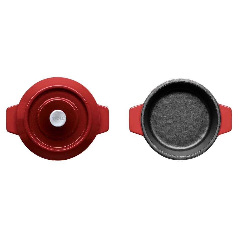 WOLL Kasserolle mit Deckel, Eisenguss (Set, 2-tlg., 2x Mini-Kasserolle), Induktionsgeeignet
