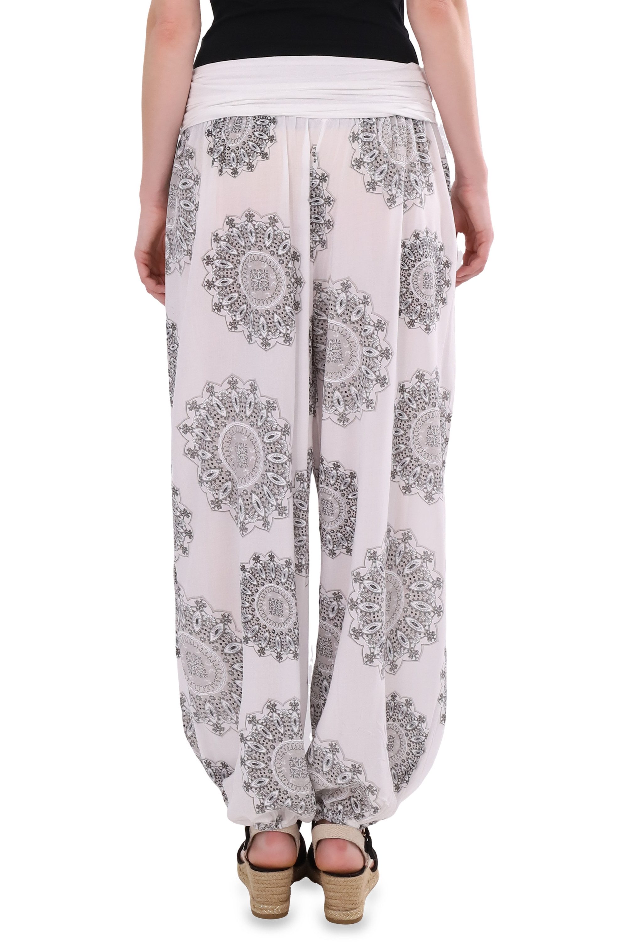 malito more than fashion Haremshose malito Damen Haremshose 7197 im Orient Print Einheitsgröße