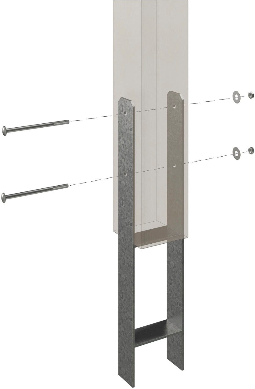 Skanholz Einzelcarport Schwaben, BxT: 434x630 cm, 263 cm Einfahrtshöhe, 434x630cm