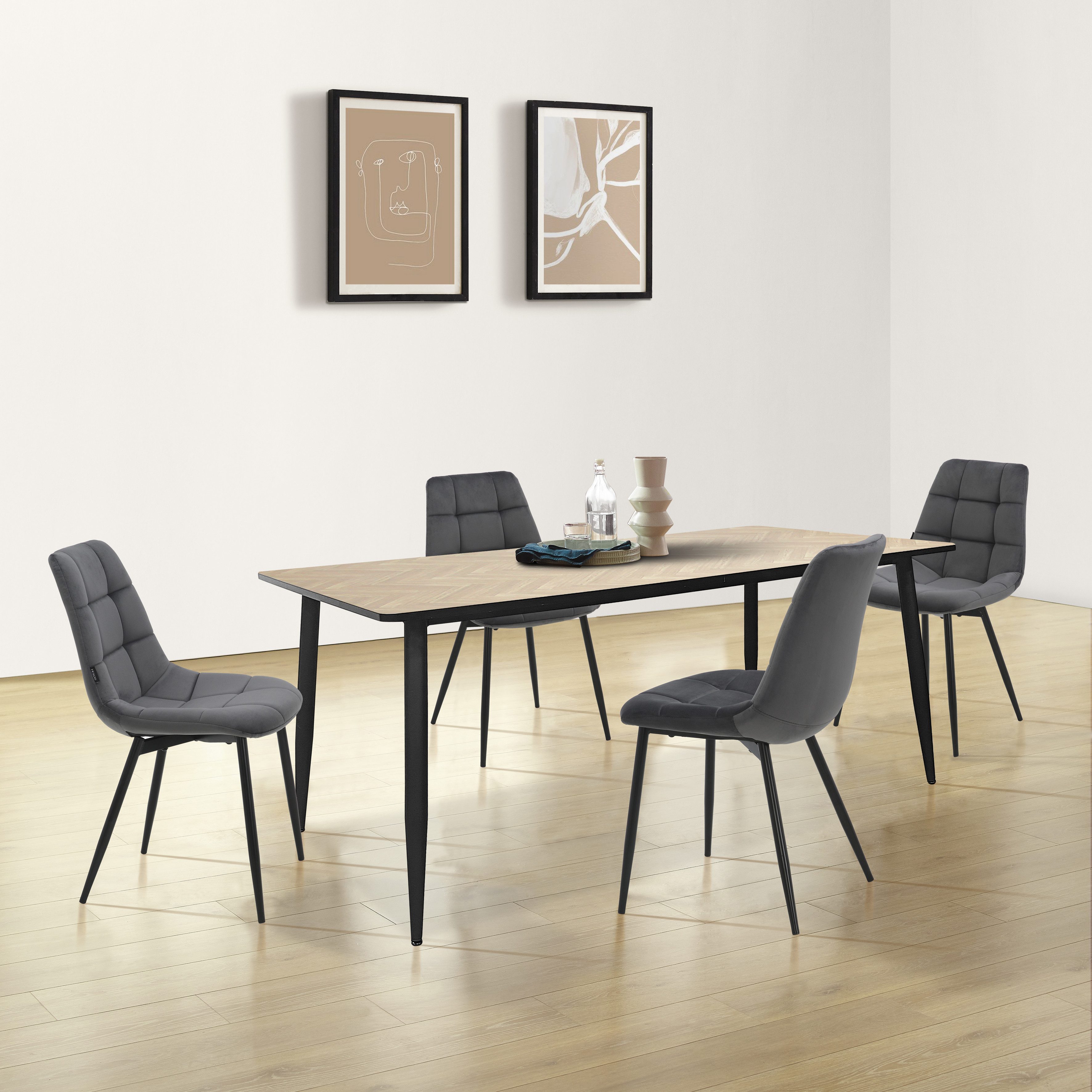 INOSIGN Esszimmerstuhl Arhus, TOPSELLER! (Set, 4 St), Küchenstuhl mit weich günstig online kaufen