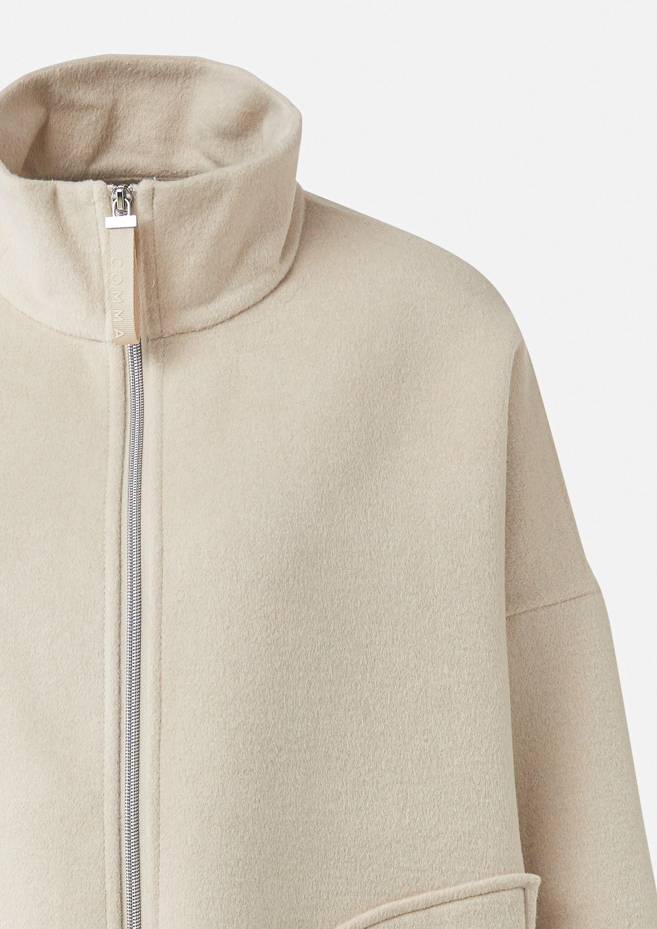 comma Funktionsjacke Outdoor-Umhang Oversize Doubleface-Cape