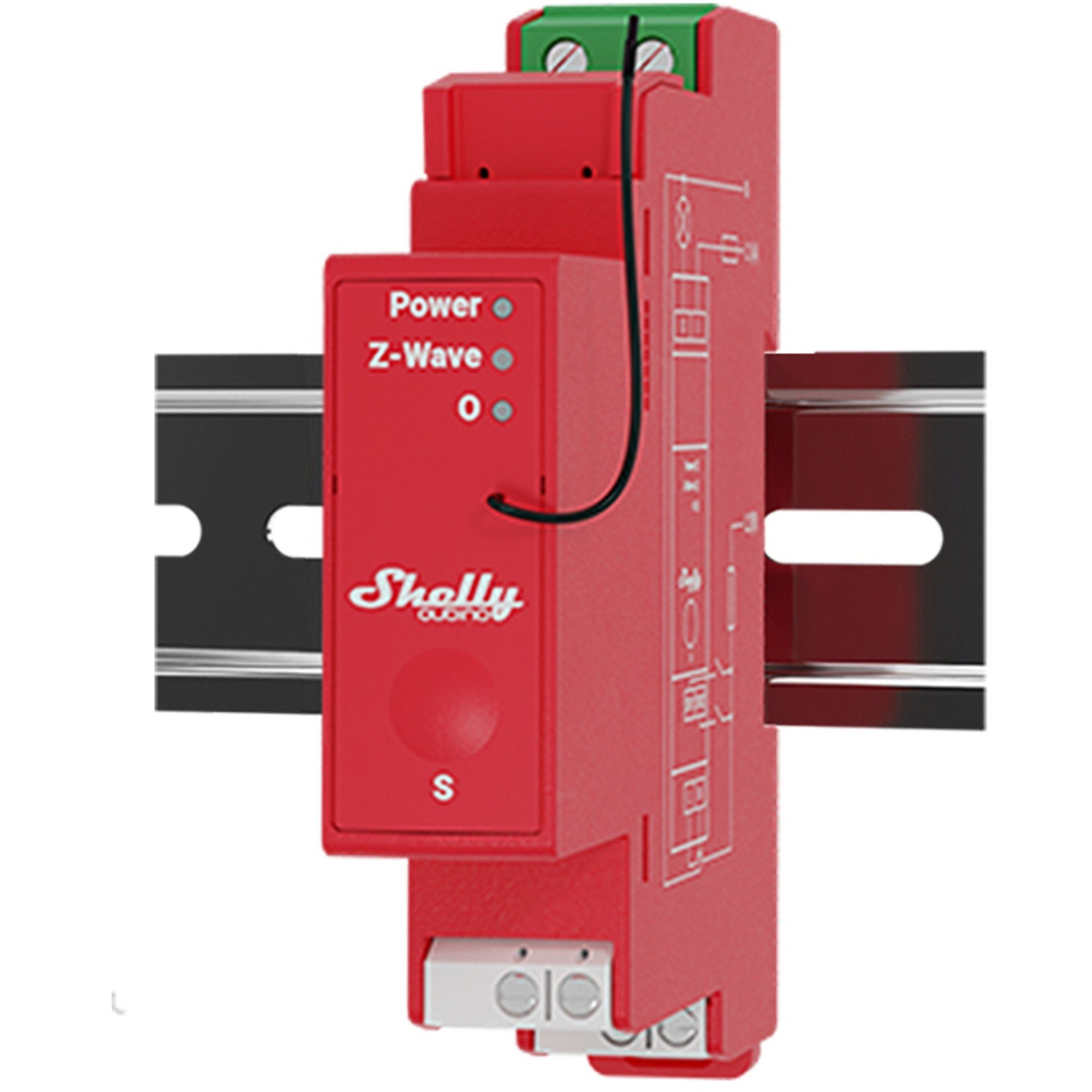 Shelly Qubino Pro 1PM Z-WAVE, Relais Smart-Home-Zubehör