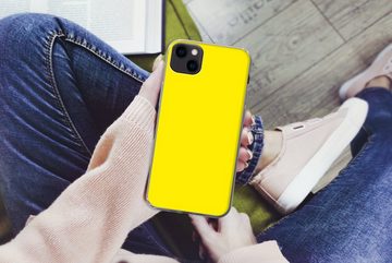 MuchoWow Handyhülle Gelb - Zitrone - Neon - Farben, Handyhülle Apple iPhone 13 Mini, Smartphone-Bumper, Print, Handy