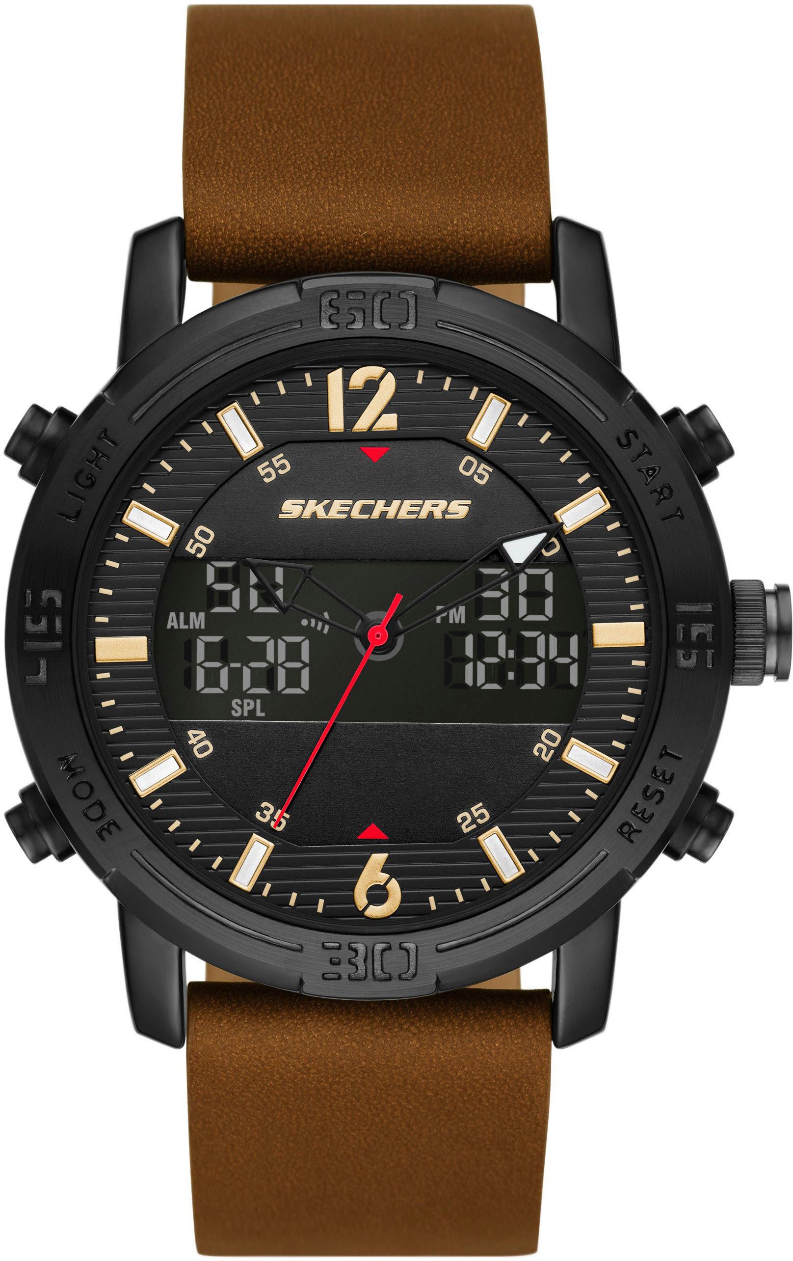 Skechers Chronograph REDLANDS SR5153, Quarzuhr, Armbanduhr, Herrenuhr, Lede günstig online kaufen