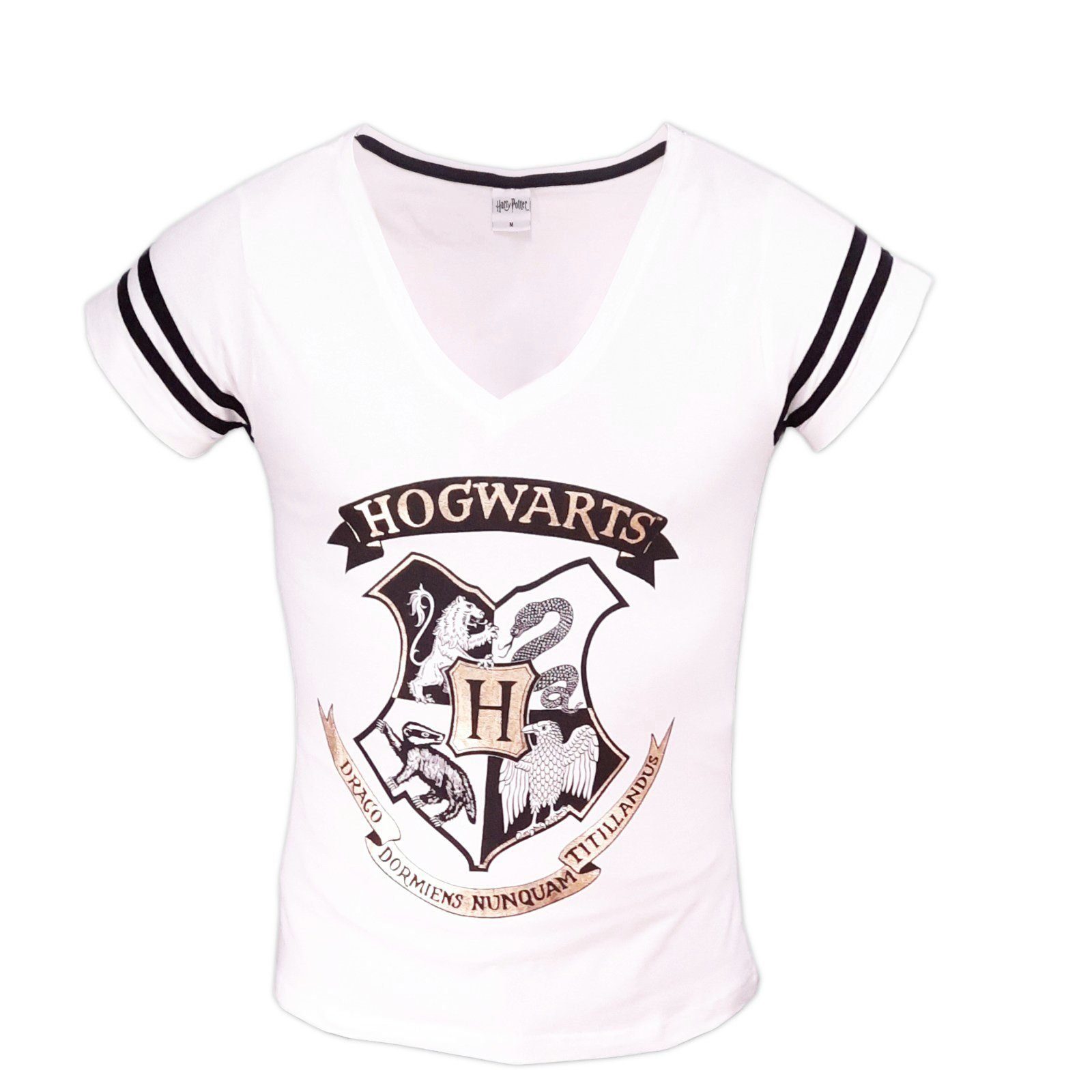 Harry Potter T-Shirt Harry Potter Hogwarts Damen kurzarm Shirt