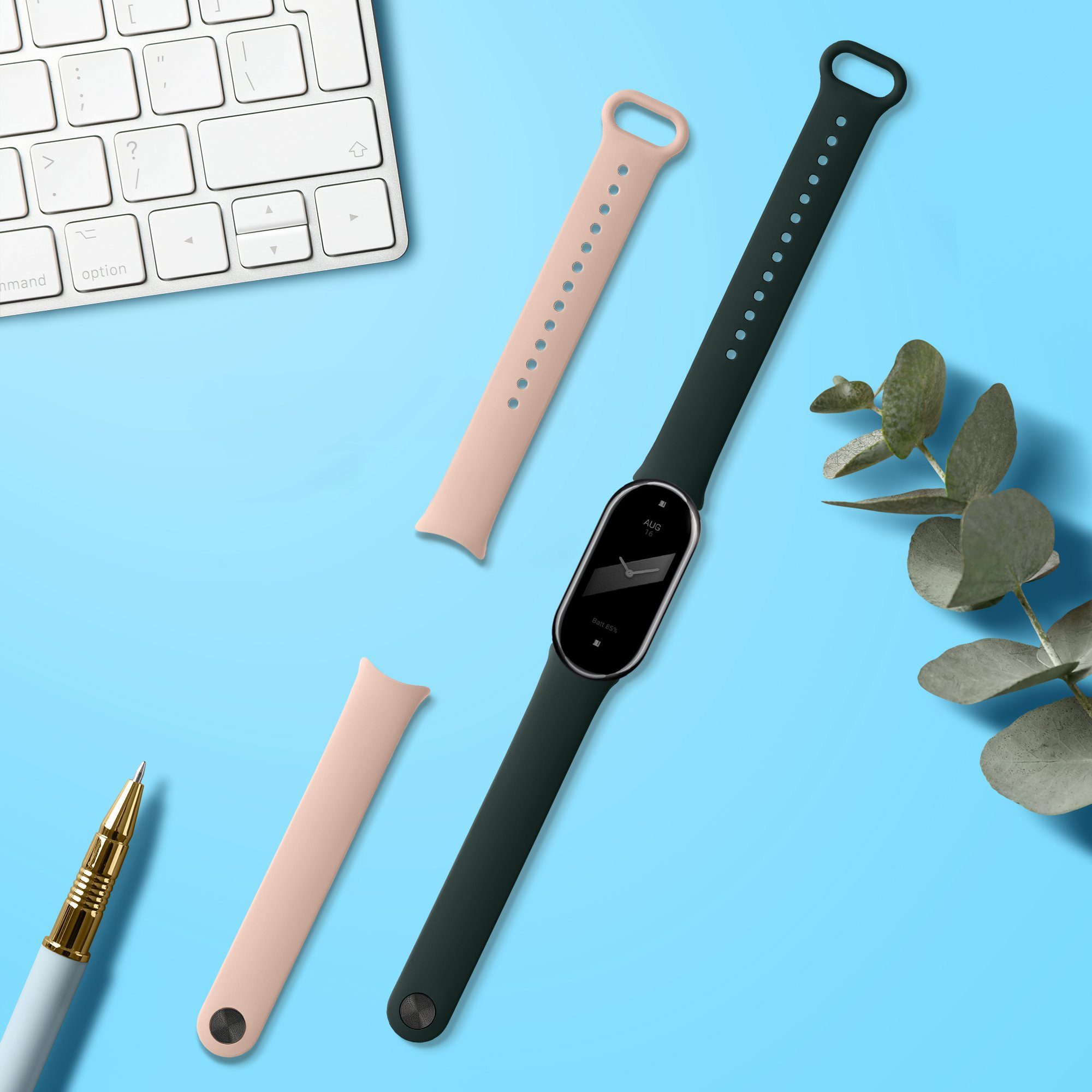 kwmobile Uhrenarmband 2x Sportarmband für Xiaomi günstig online kaufen