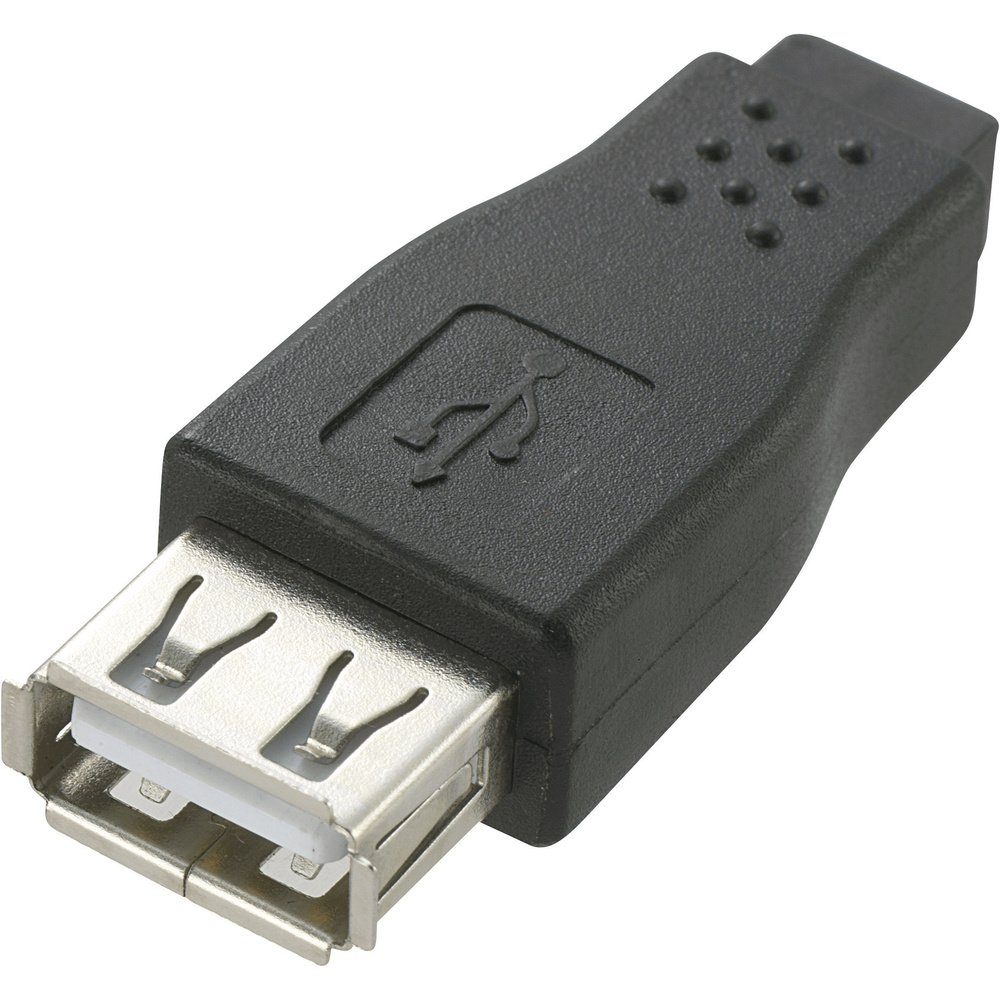 Renkforce USB 2.0 Adapter [1x USB 2.0 Buchse A - 1x USB 2.0 Buchse Min USB-Adapter