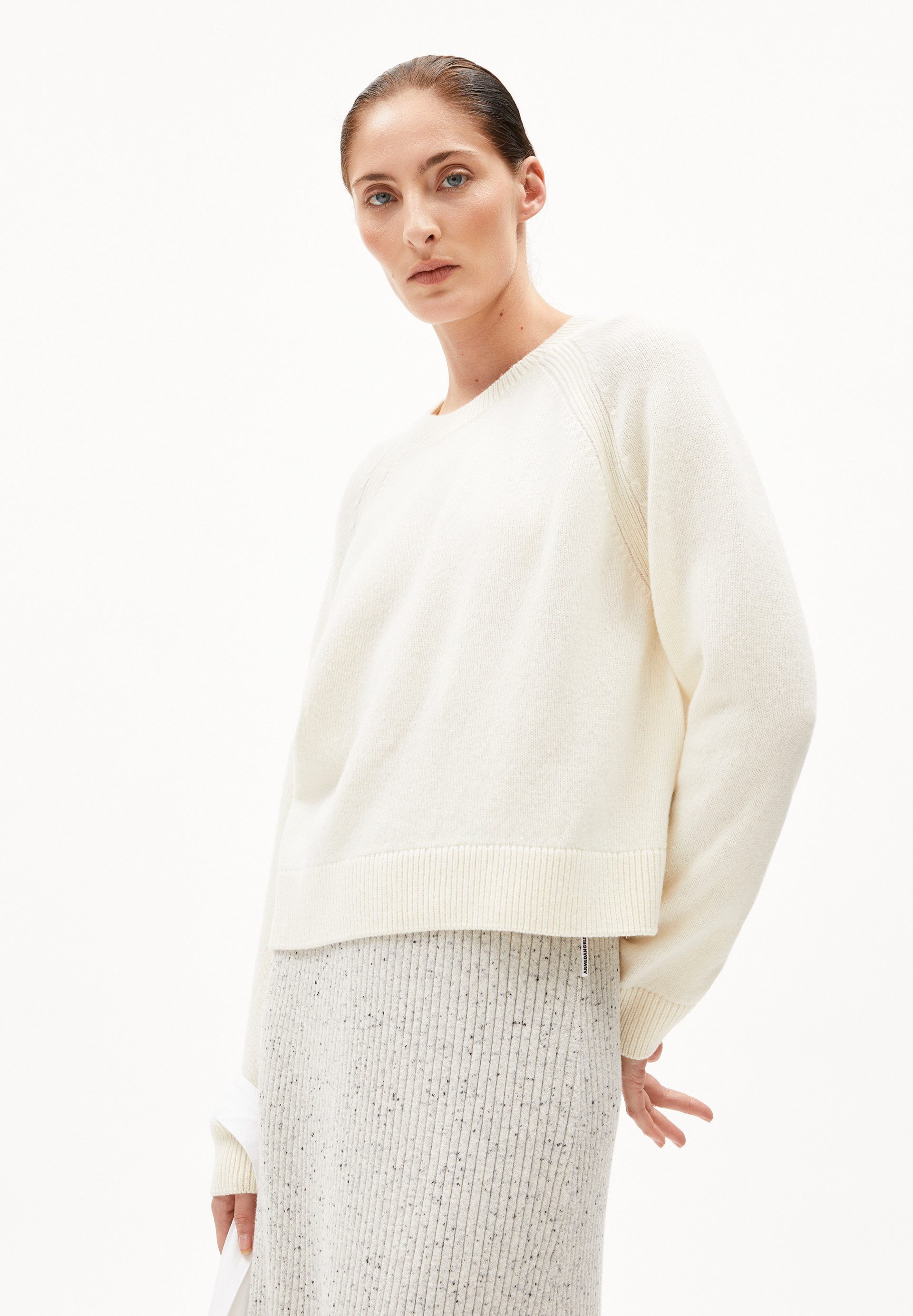 Armedangels Strickpullover DILIRIAA REGLANA (Loose Fit) Rundhalsausschnitt