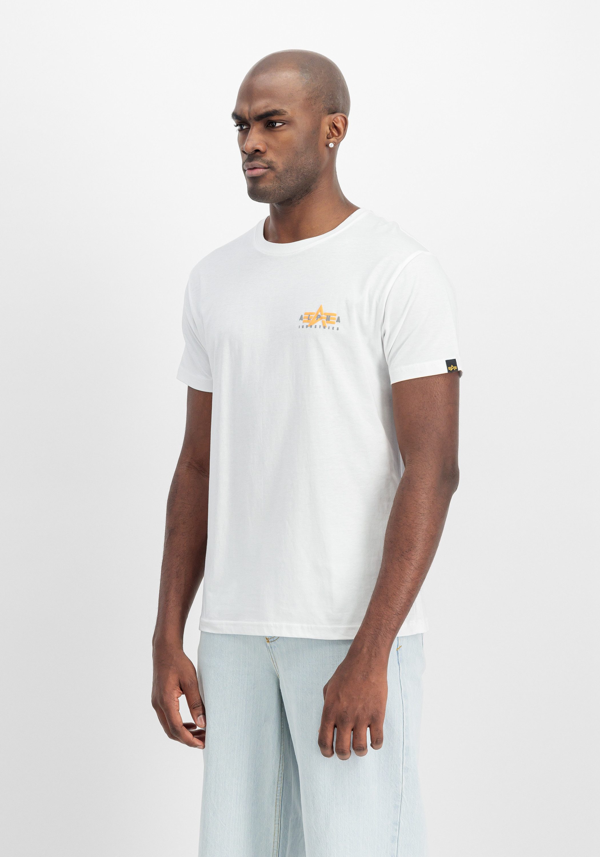 Alpha Industries T-Shirt Puff Print Logo Backprint T-Shirt günstig online kaufen