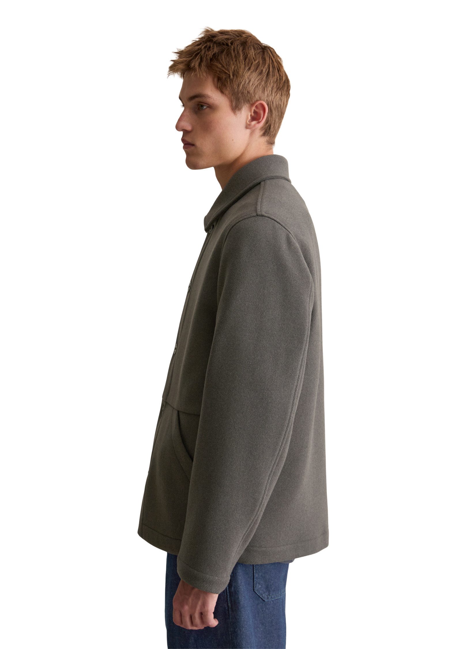 Marc O'Polo DENIM Outdoorjacke aus Wolle-Mix mit Recycling-Anteil günstig online kaufen