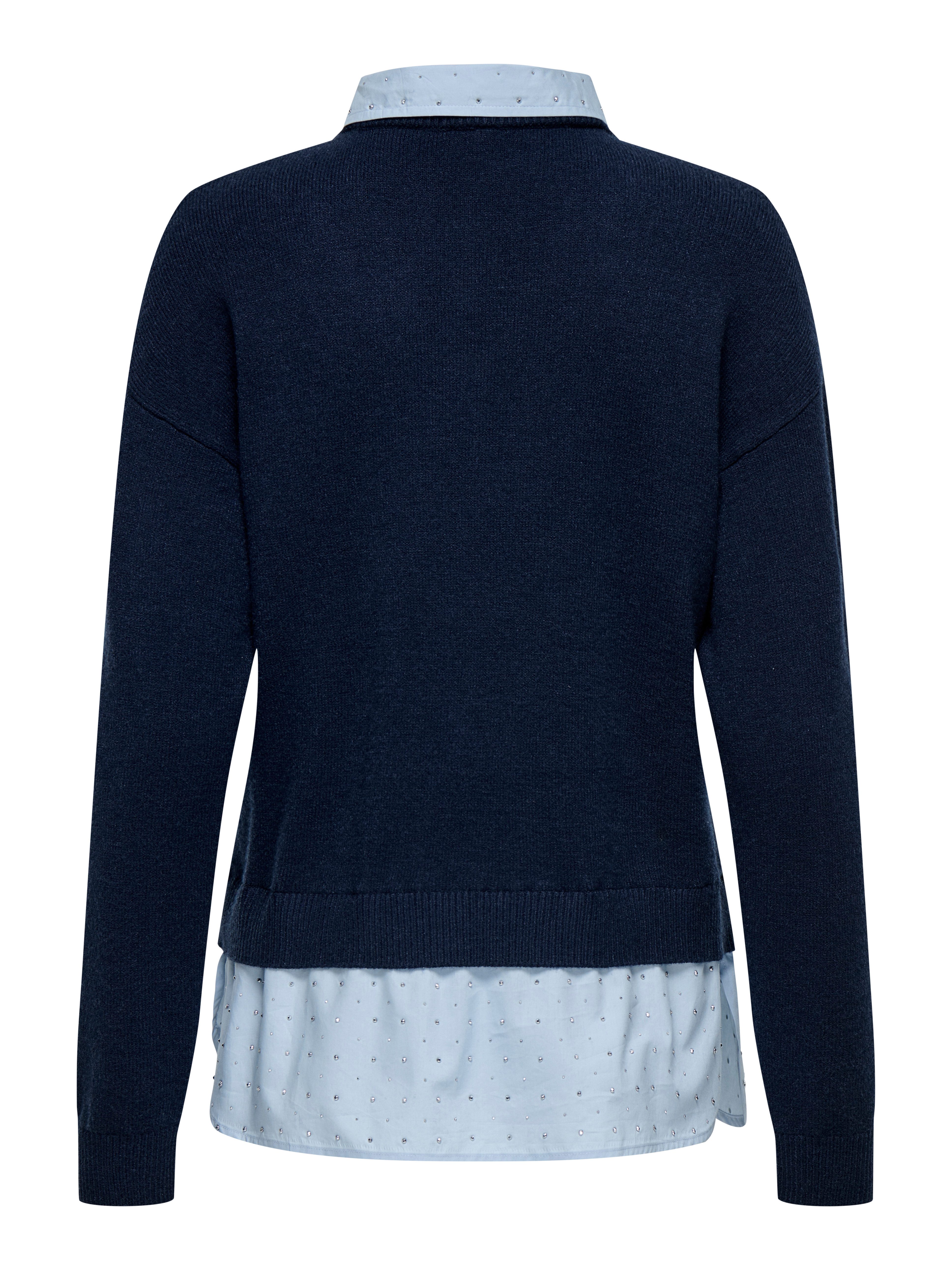 ONLY 2-in-1-Pullover ONLDAGMAR LS COLLAR MIX KNT günstig online kaufen